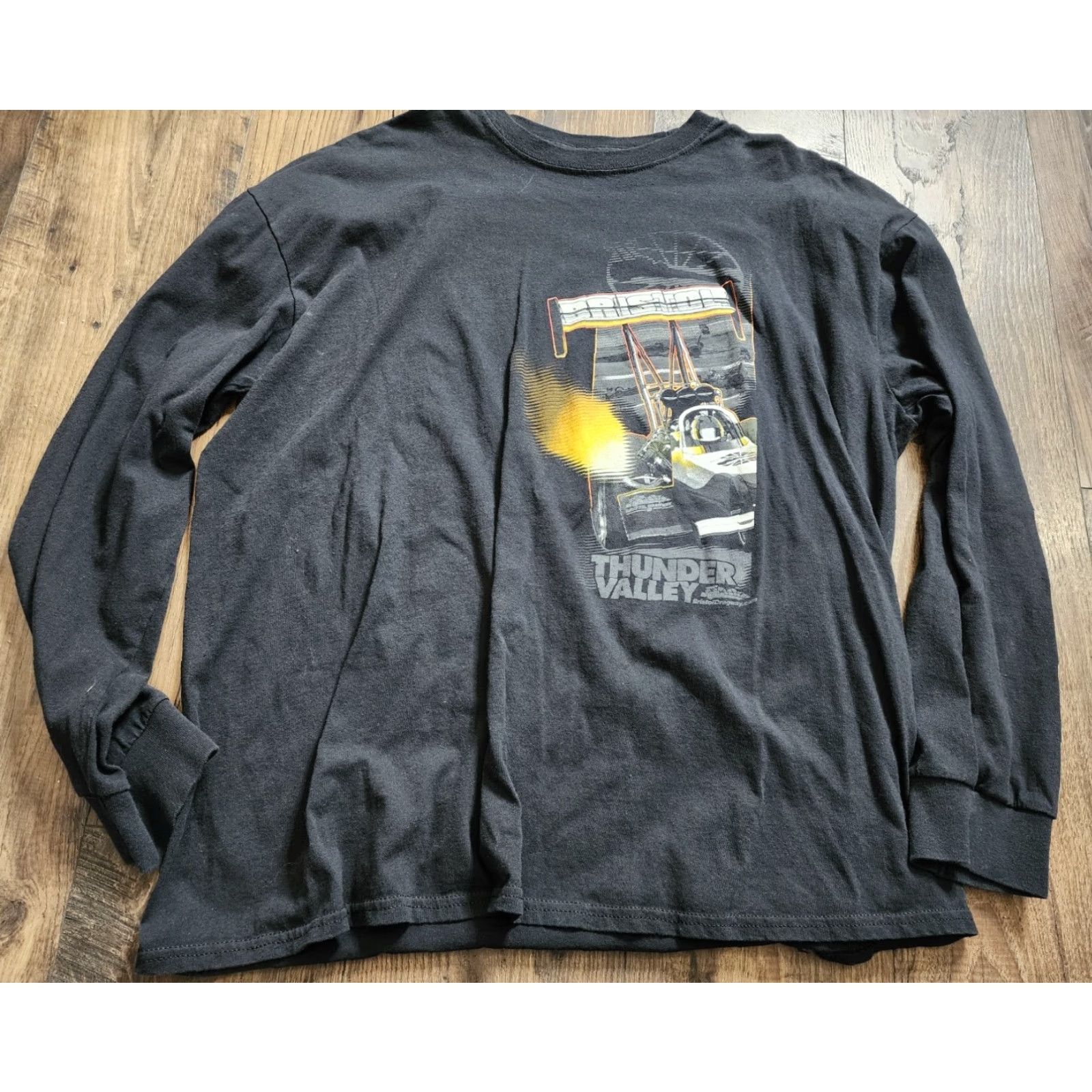 Doublet Mens 2XL Tennessee Bristol Motor Speedway T Shirt Double Sided Racing Black Crew Neck Long Sleeve USA Nascar Sports America Men Size US XXL / EU 58 / 5 - 2 Thumbnail