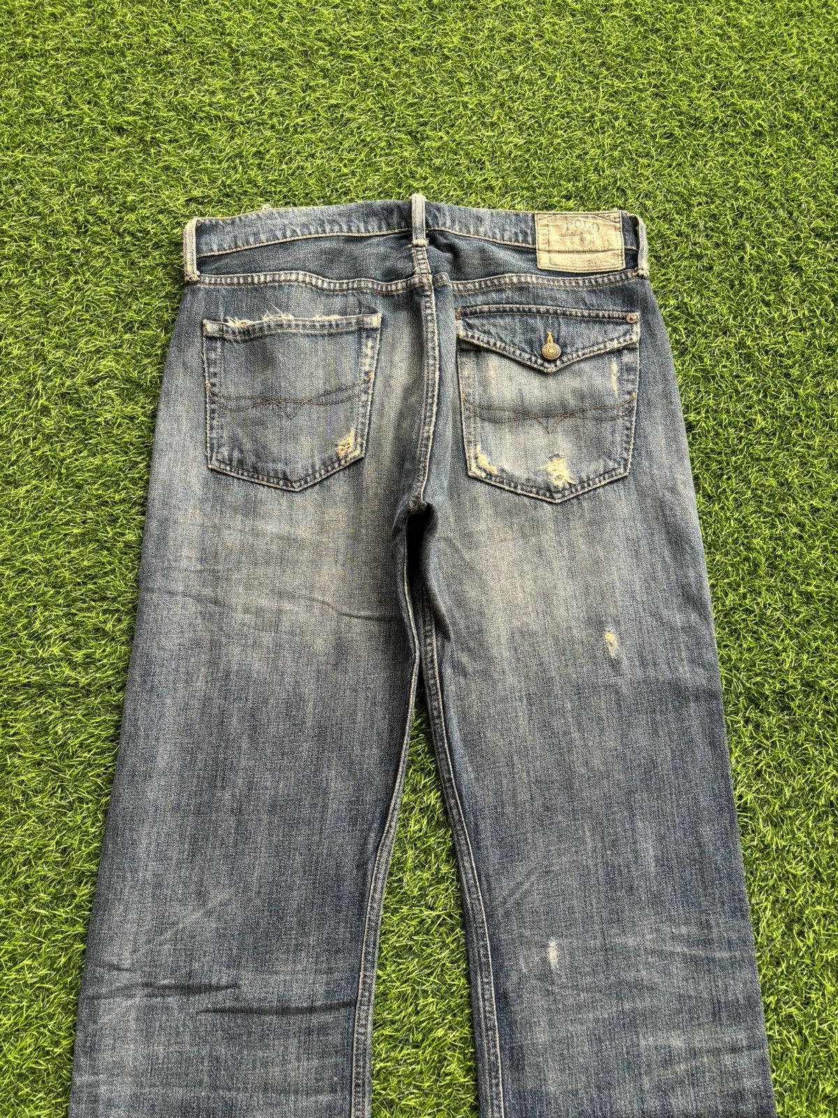 Polo Ralph Lauren Distressed Denim Polo Ralph Lauren Jeans Size US 32 / EU 48 - 9 Thumbnail