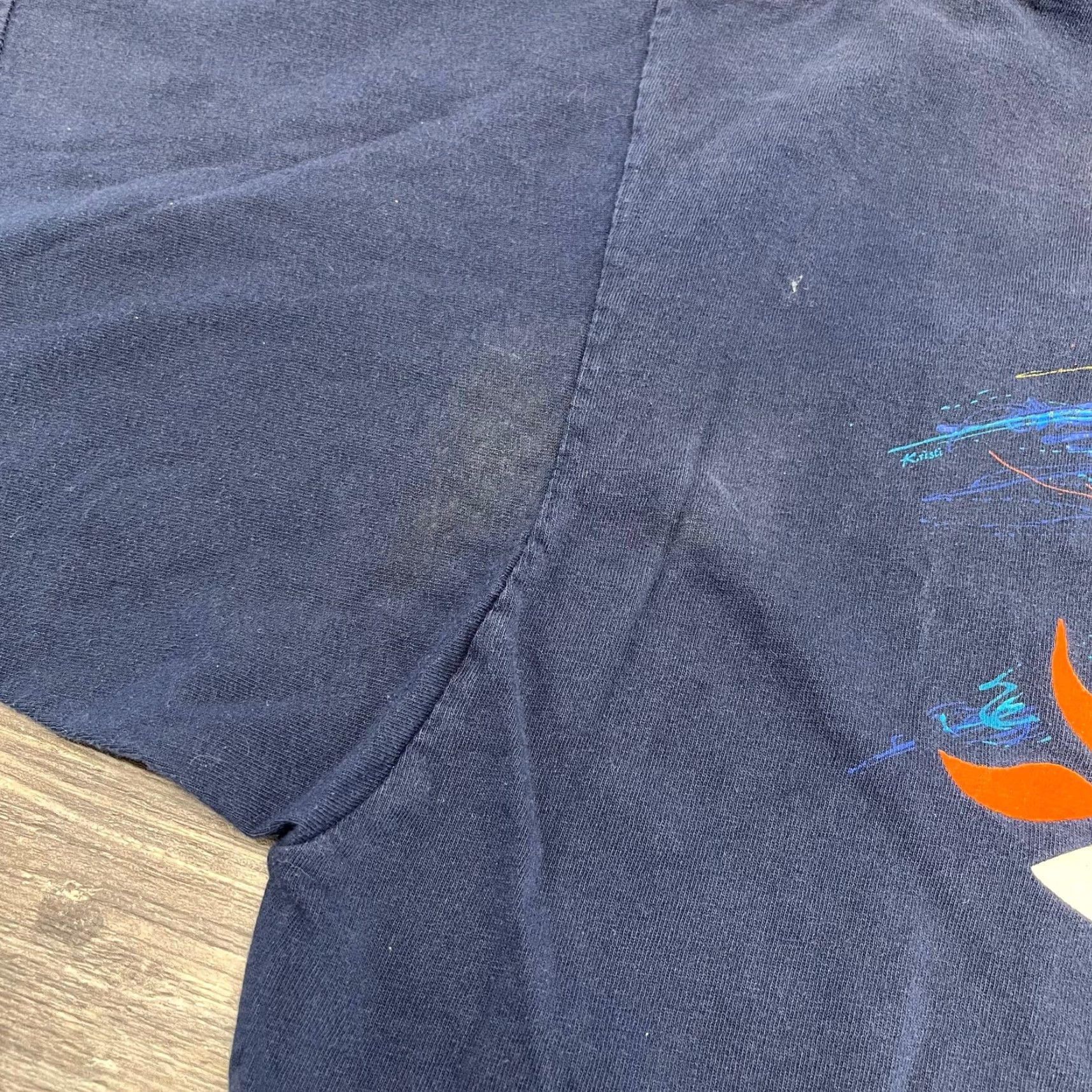 Logo Athletic VINTAGE Logo Athletic NFL Denver Broncos Blue Mens XL Football USA Made T-Shirt Size US XL / EU 56 / 4 - 7 Thumbnail