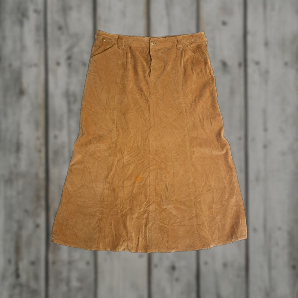 Vintage VINTAGE Eddie Bauer Maxi Skirt Shirt? Size 36" / US 14 / IT 50 - 1 Thumbnail