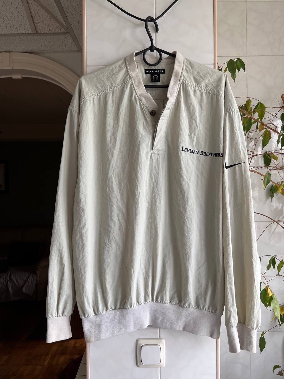 Nike Vintage Nike Golf Lehman brothers nylon crewneck sweatshirt Size US L / EU 52-54 / 3 - 13 Thumbnail