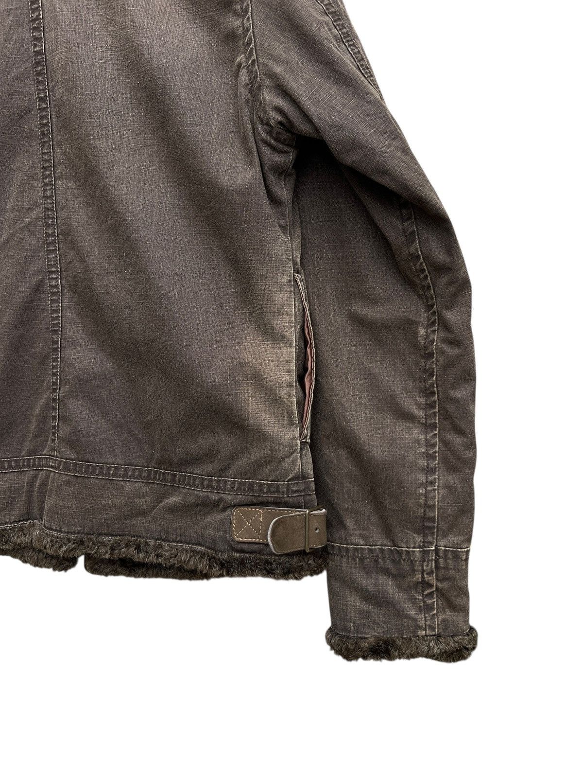 Johnbull Johnbull Alpaca Fur Canvas Sunfaded Brown Jacket Size US M / EU 48-50 / 2 - 11 Thumbnail