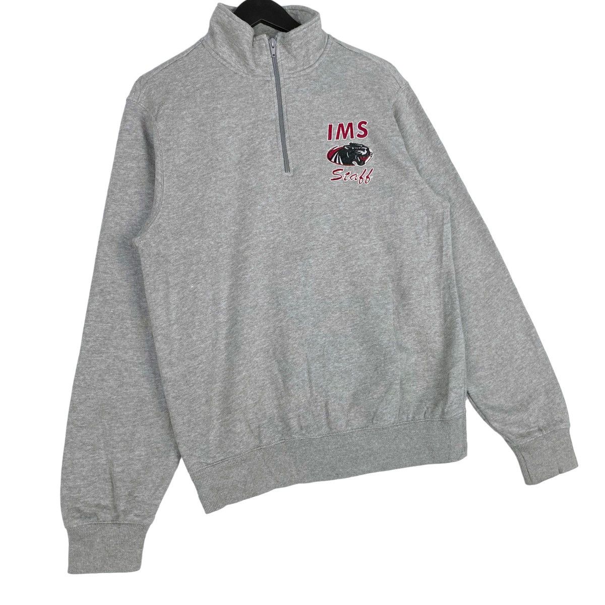 Vintage Vintage Sporttek IMS Small Embroidered Quater Zip Sweatshirt Size US XS / EU 42 / 0 - 2 Thumbnail