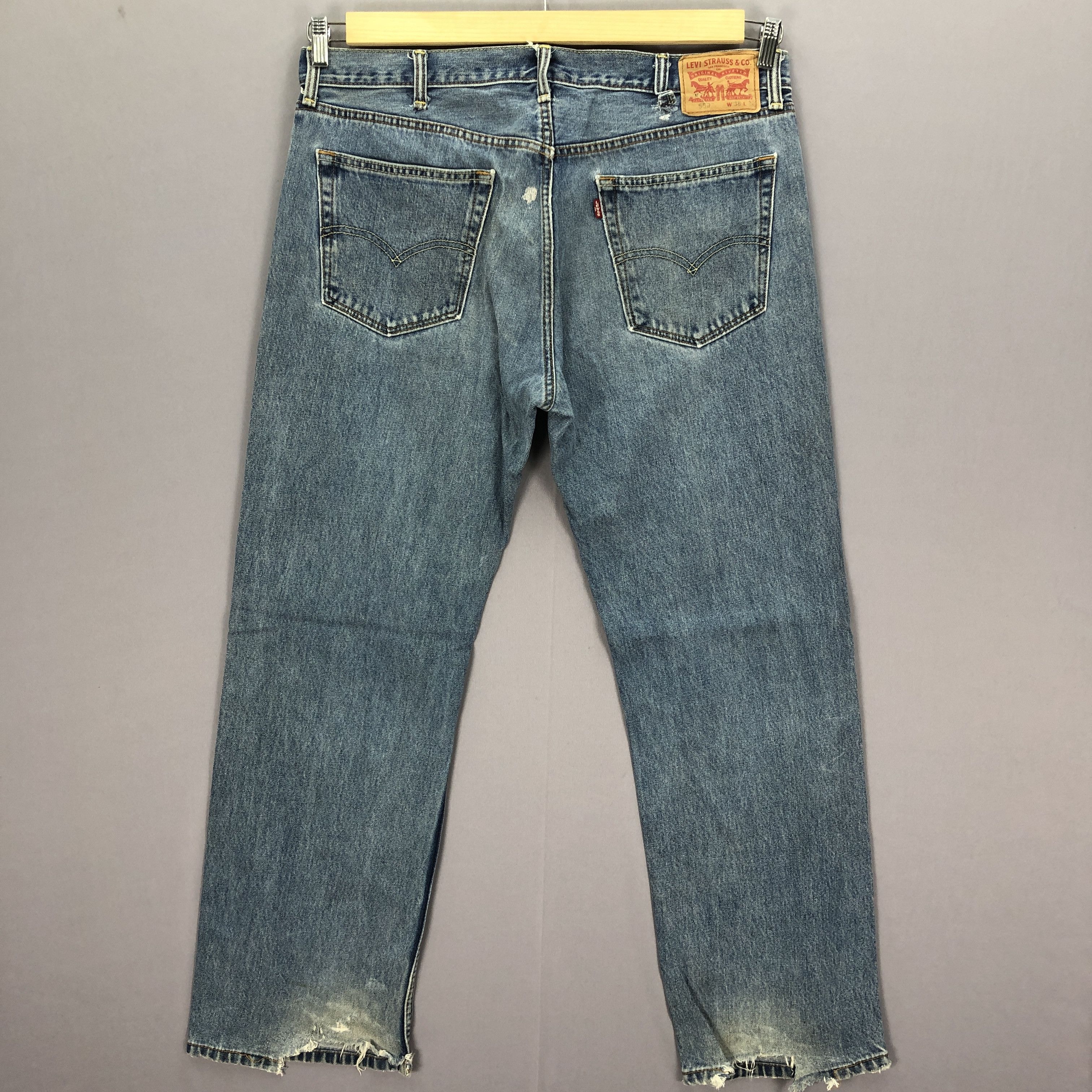 Levi's Vintage Levis 559 Baggy Jeans Levi's Faded Light Wash Denim Size US 38 / EU 54 - 2 Thumbnail