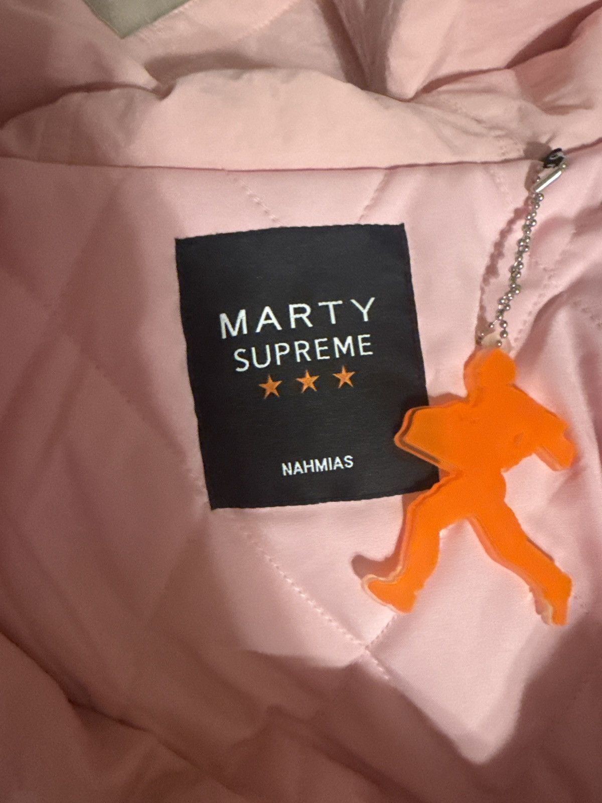 Nahmias Marty Supreme Pink Warm Up Jacket Size US XL / EU 56 / 4 - 3 Thumbnail