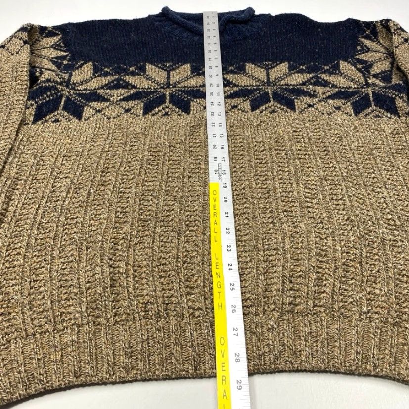 Vintage VINTAGE Northern Isles Wool Blend Rolled Neck Sweater Men's Large 90s Y2K USA Size US L / EU 52-54 / 3 - 7 Thumbnail