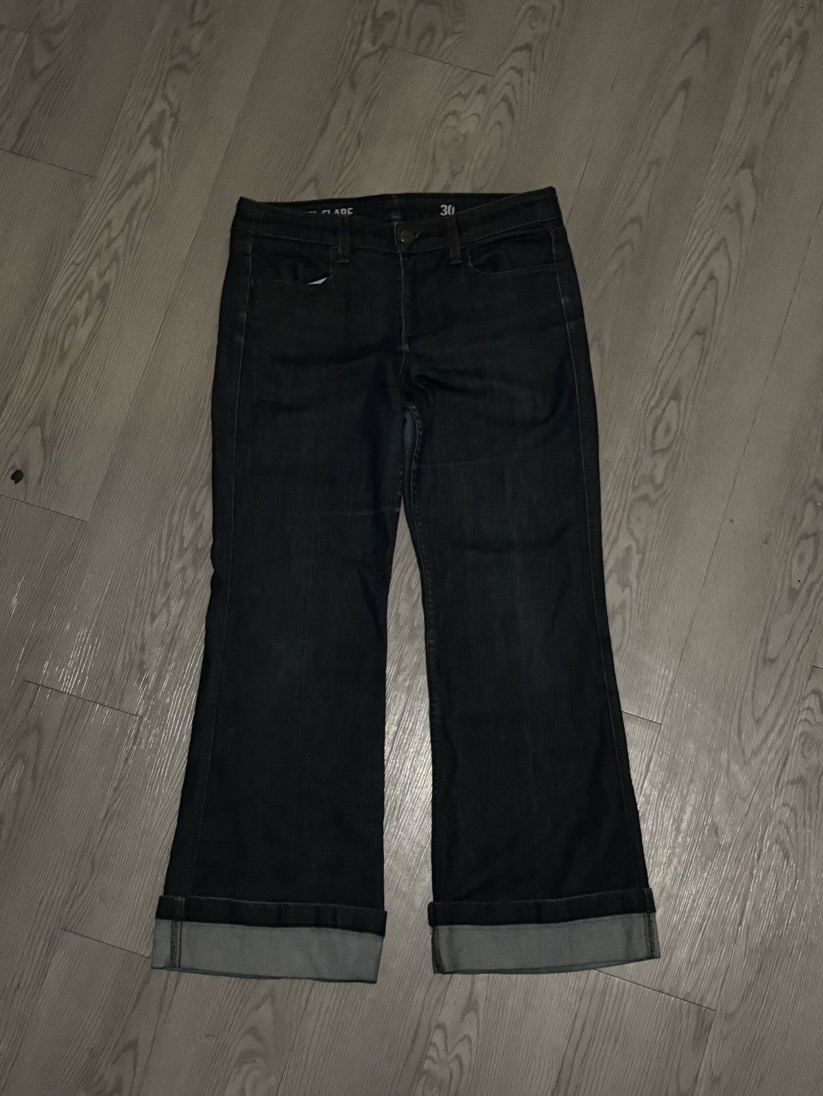 Other If Six Was Nine Style Raw Denim Flared Jeans Size US 30 / EU 46 - 2 Thumbnail