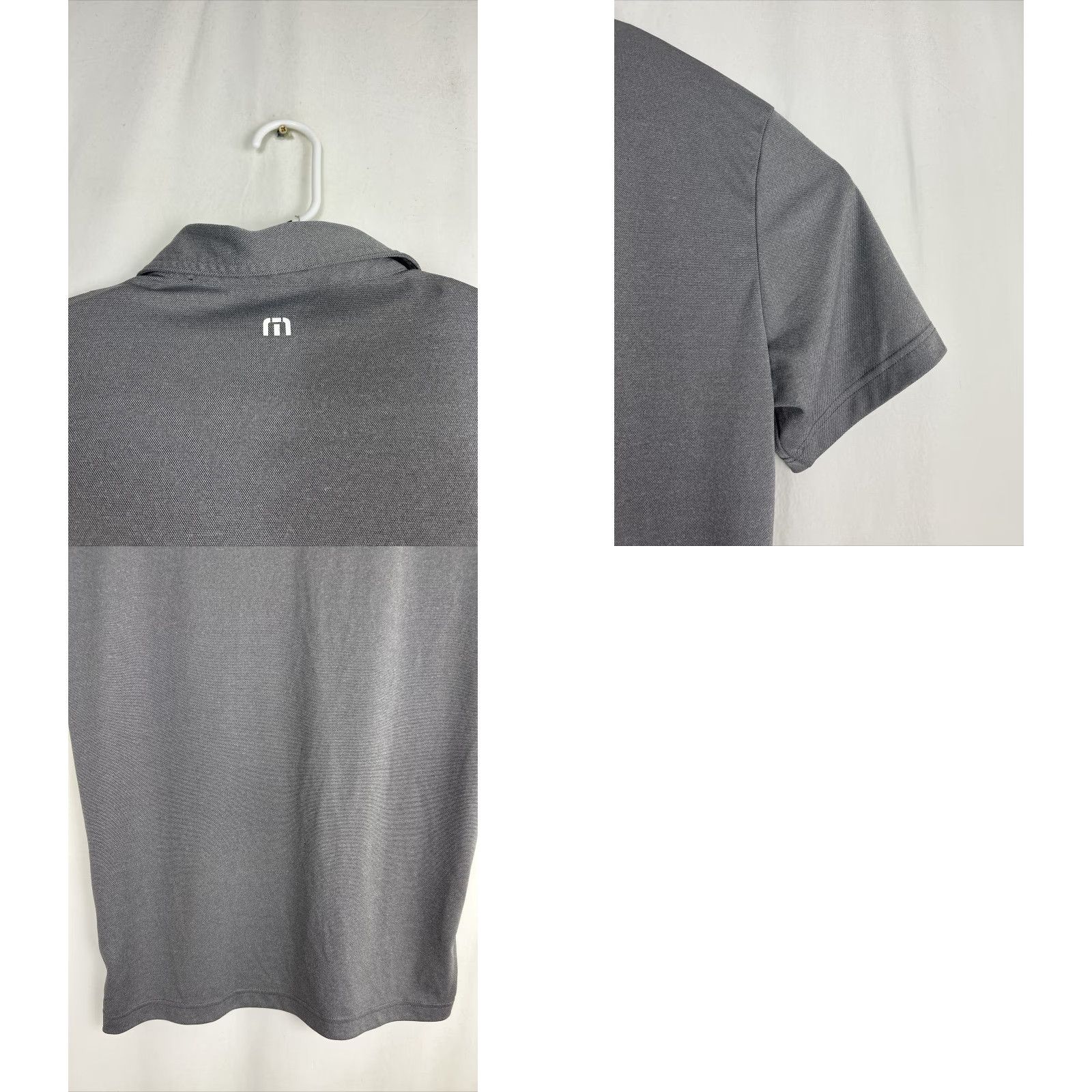 TravisMathew Travis Mathew Polo Shirt Short Sleeve Gray Embroidered Montana Mens Large L Polo Shirt Size US L / EU 52-54 / 3 - 9 Thumbnail