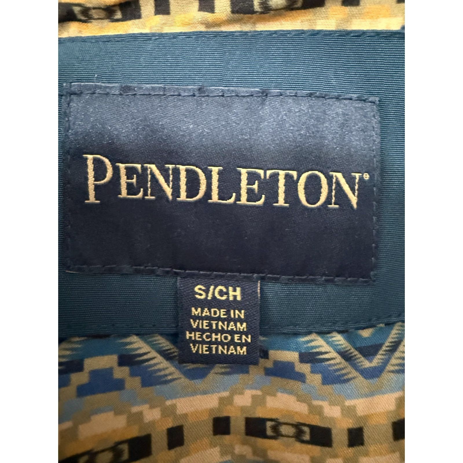 Pendleton Pendleton Coat Womens S Blue Hooded Softshell Parka Southwestern Chore Casual Travel Mid-Length Long Sleeve Zip Size S / US 4 / IT 40 - 4 Thumbnail