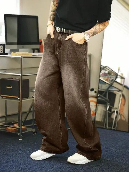 Jean Retro Y2k Denim Jeans Relaxed Fit Size US 34 / EU 50 - 3 Thumbnail
