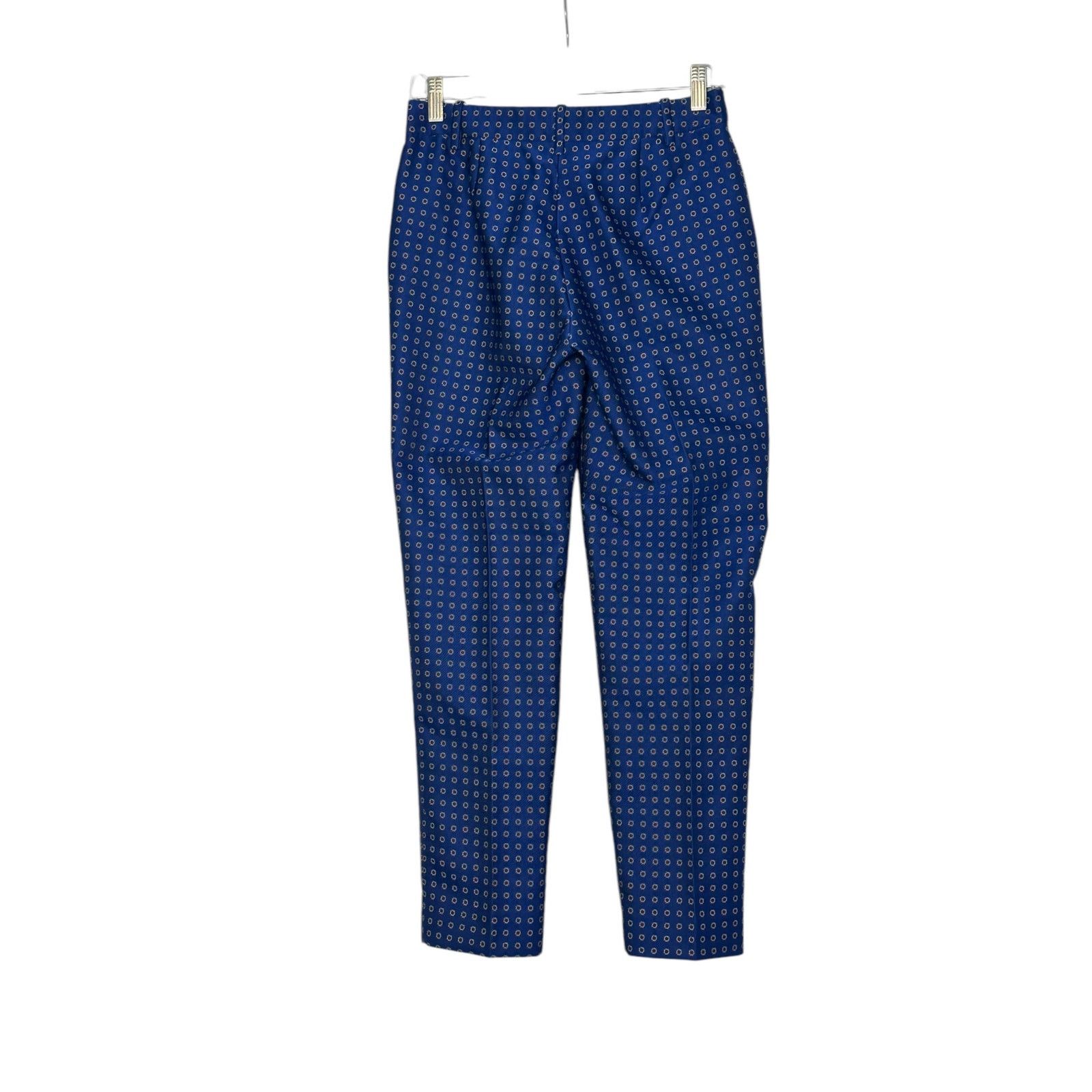 J.Crew J.Crew blue red floral dots dressy pants size small Size 28" / US 6 / IT 42 - 2 Thumbnail