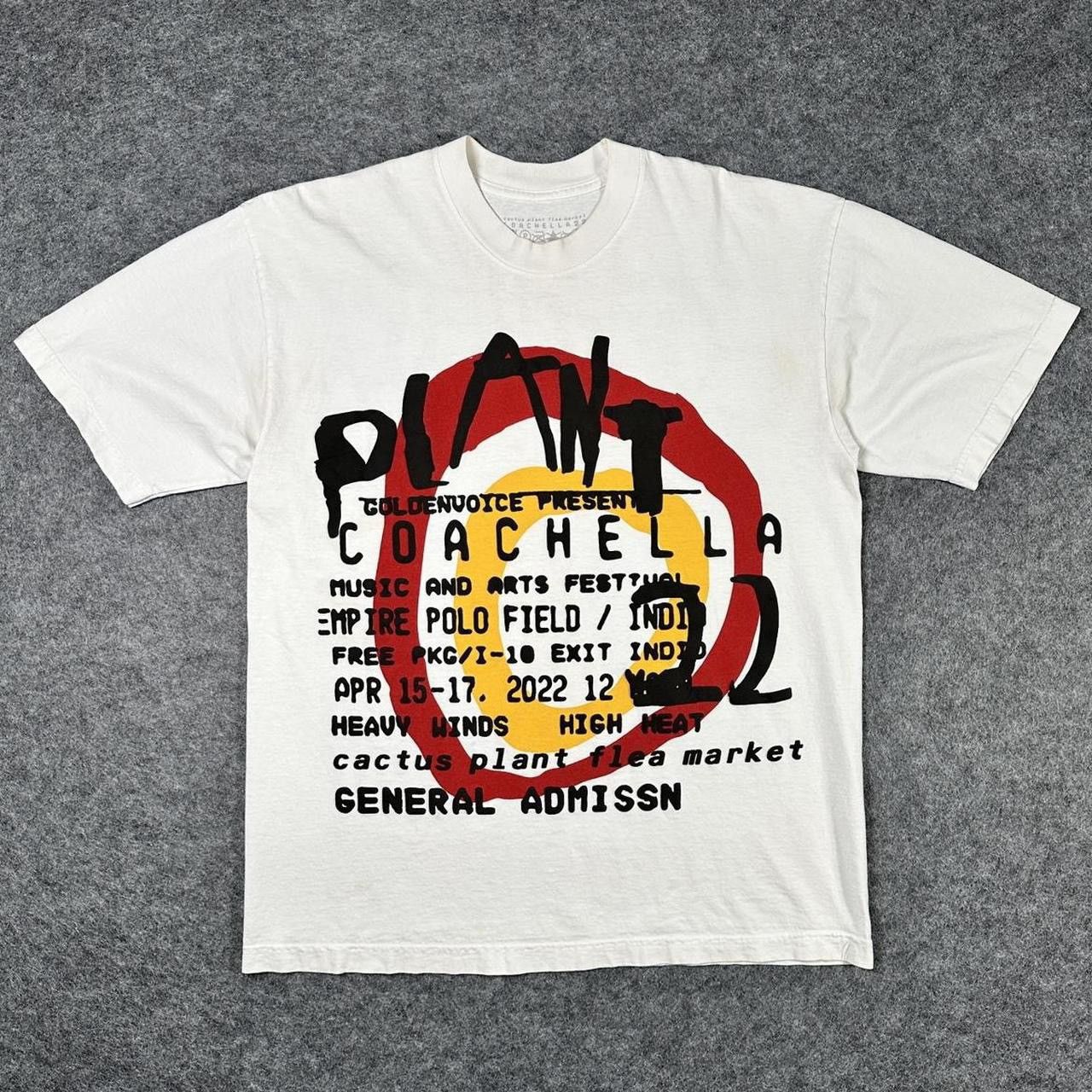 Cactus Plant Flea Market Coachella 2022 Festival Lineup Tee