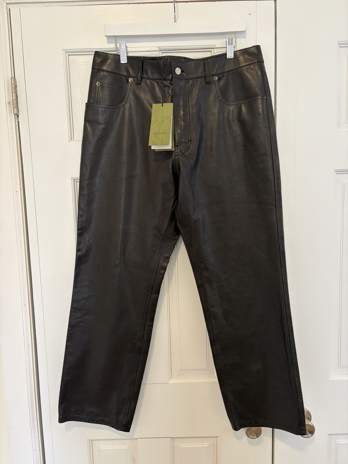 Gucci Gucci leather pants Size US 34 / EU 50 - 1 Thumbnail