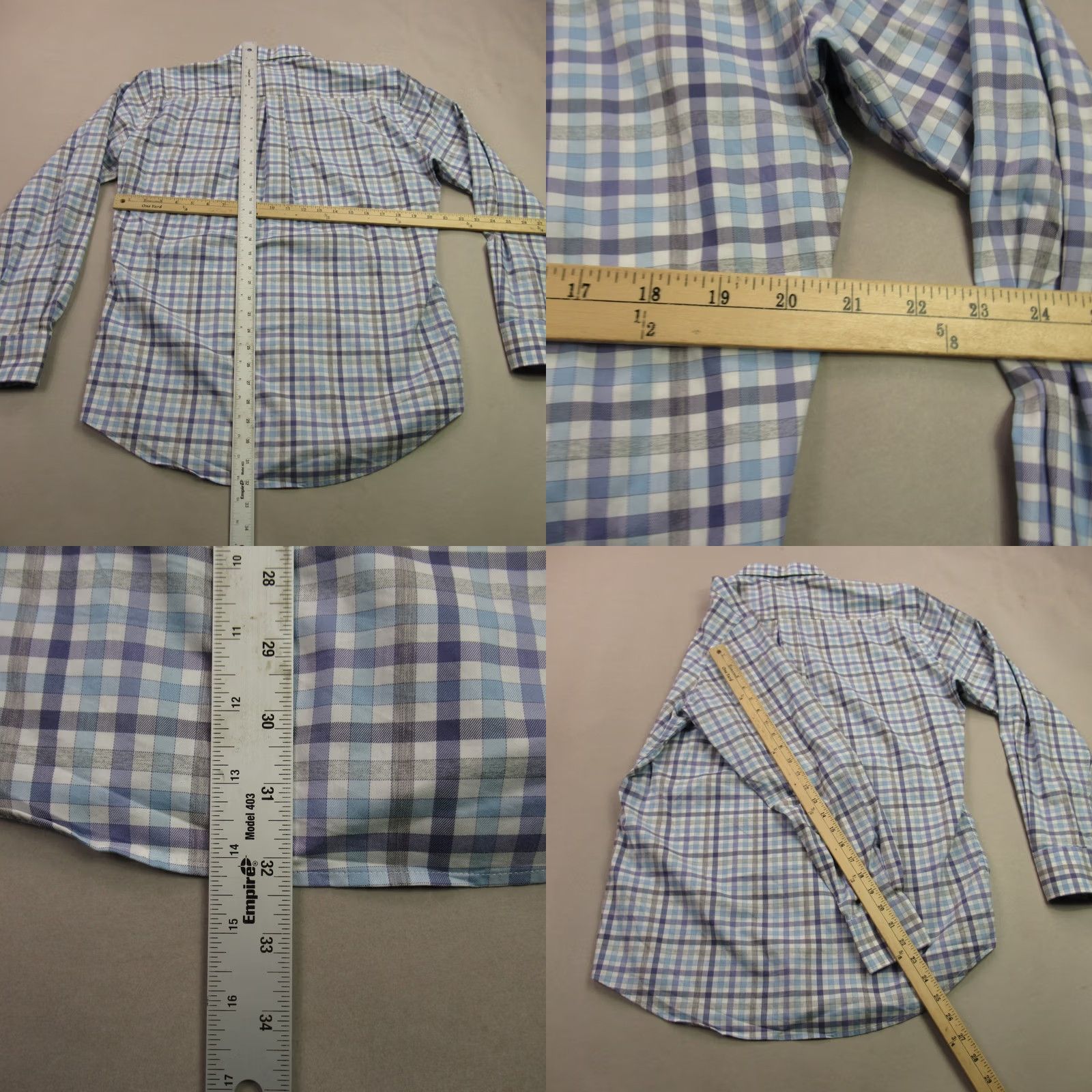 Peter Millar Peter Millar Shirt Mens MediumChecks Casual Long Sleeve Button Front Lightweight Size US M / EU 48-50 / 2 - 8 Thumbnail