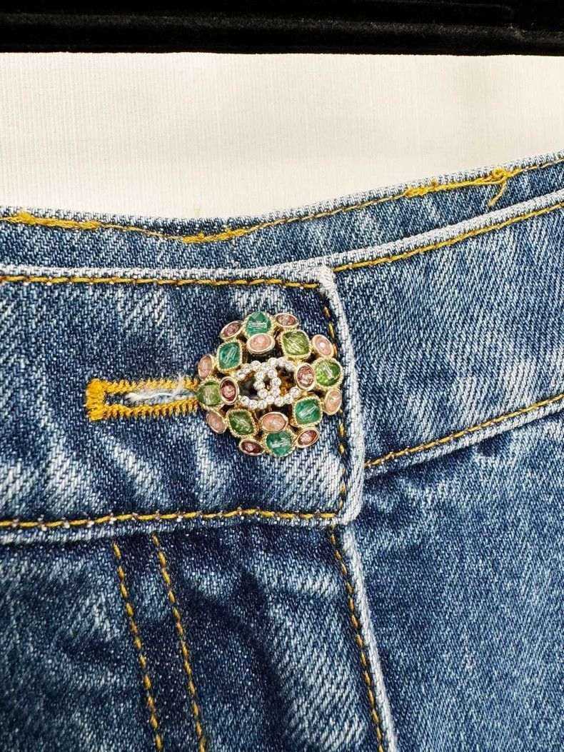 Chanel Chanel Denim Pants Size 34 Very New -2505 Size 33" - 2 Thumbnail