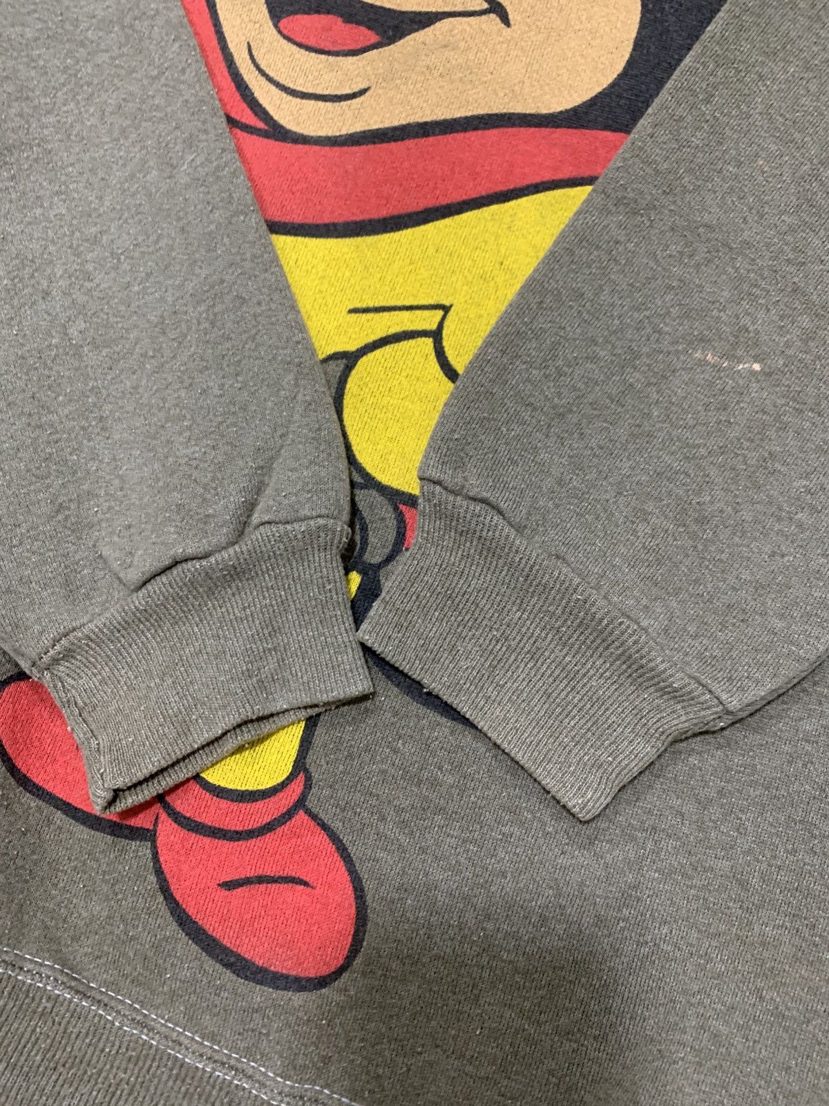 Cartoon Network Vintage Mighty Mouse mirror big print sweatshirt Size US M / EU 48-50 / 2 - 3 Thumbnail