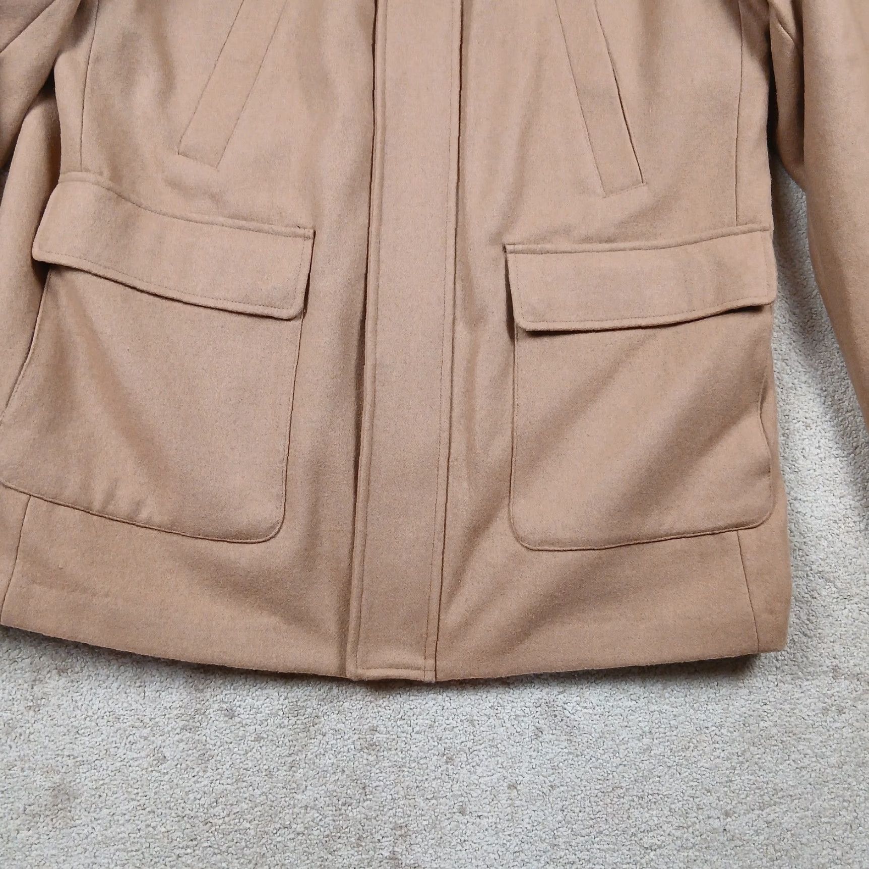 Roundtree & Yorke Roundtree and Yorke Jacket Mens Large Beige Brown Luxurious Wool Blend Size US L / EU 52-54 / 3 - 4 Thumbnail