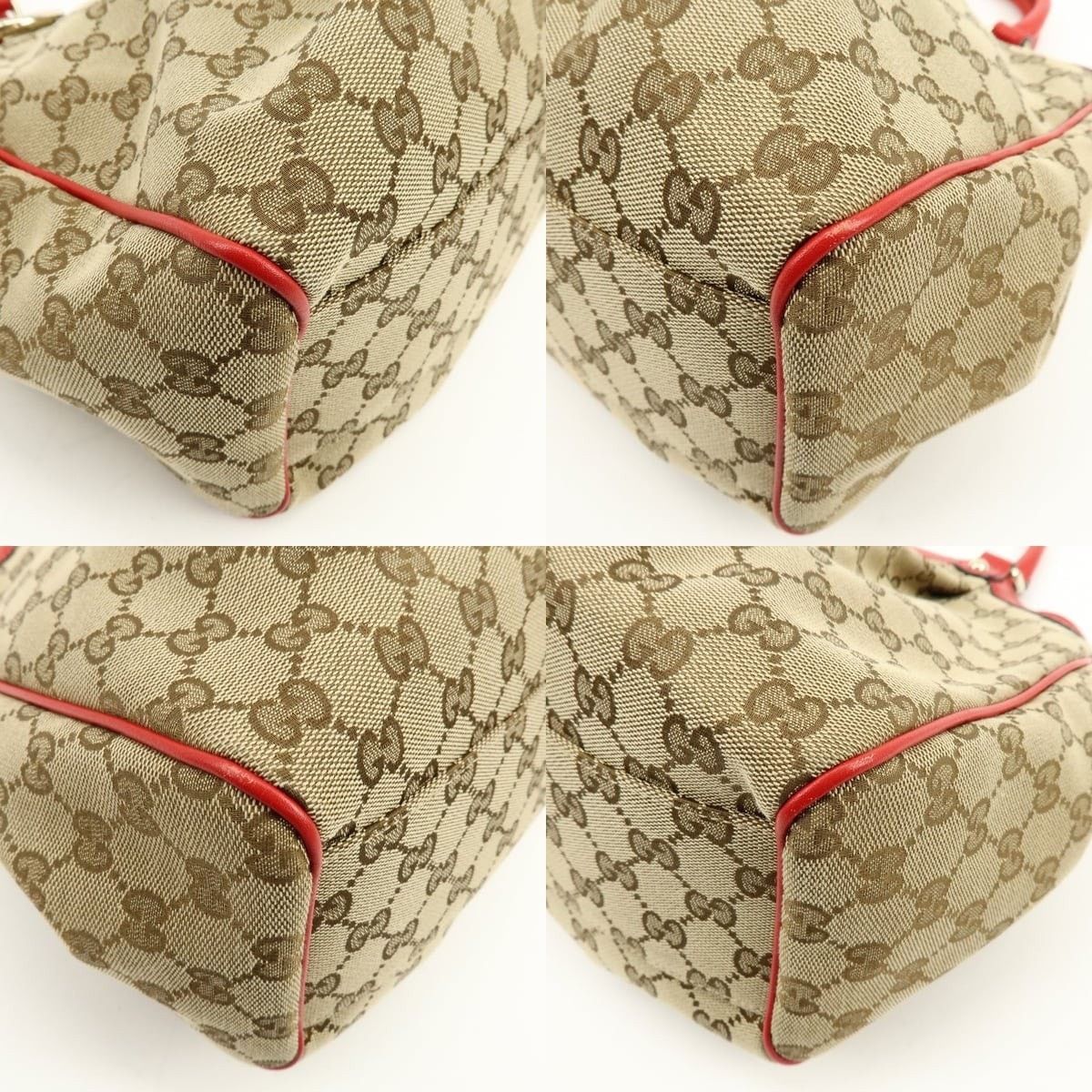 Gucci Gucci Sukey GG Canvas & Leather Tote Tan Size ONE SIZE - 5 Thumbnail