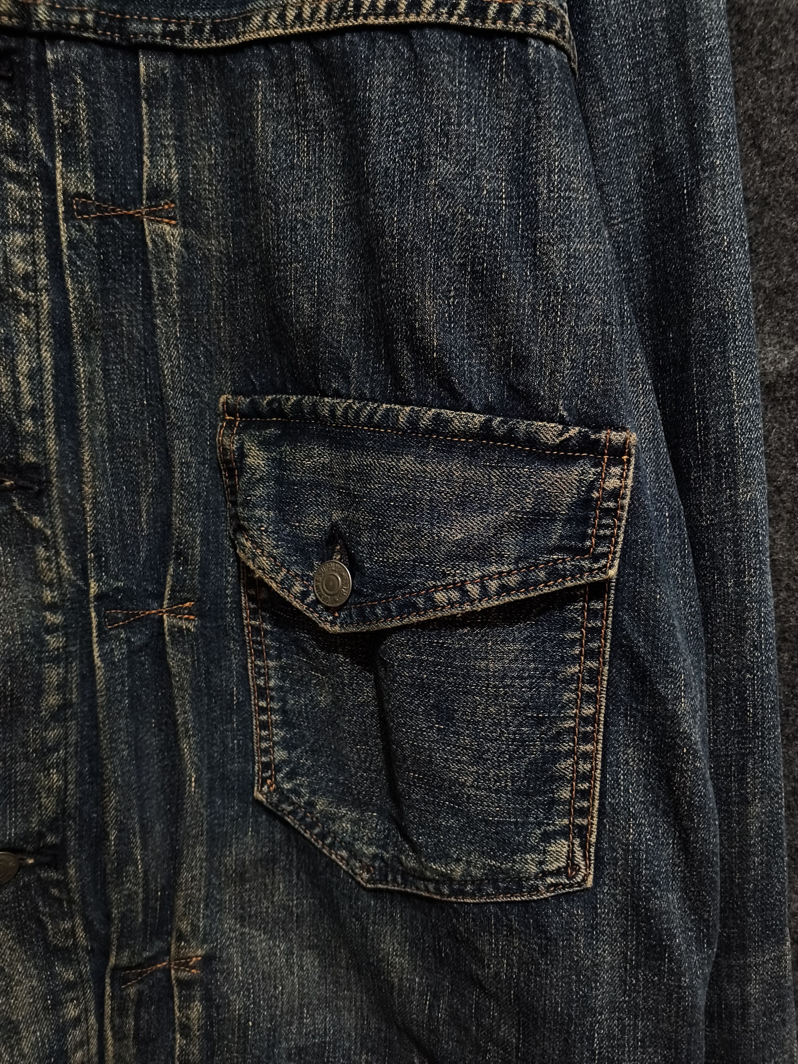 Denim & Supply Ralph Lauren 💥Denim&Supply Ralph Lauren Distressed Denim Trucker jacket Size US XL / EU 56 / 4 - 5 Thumbnail