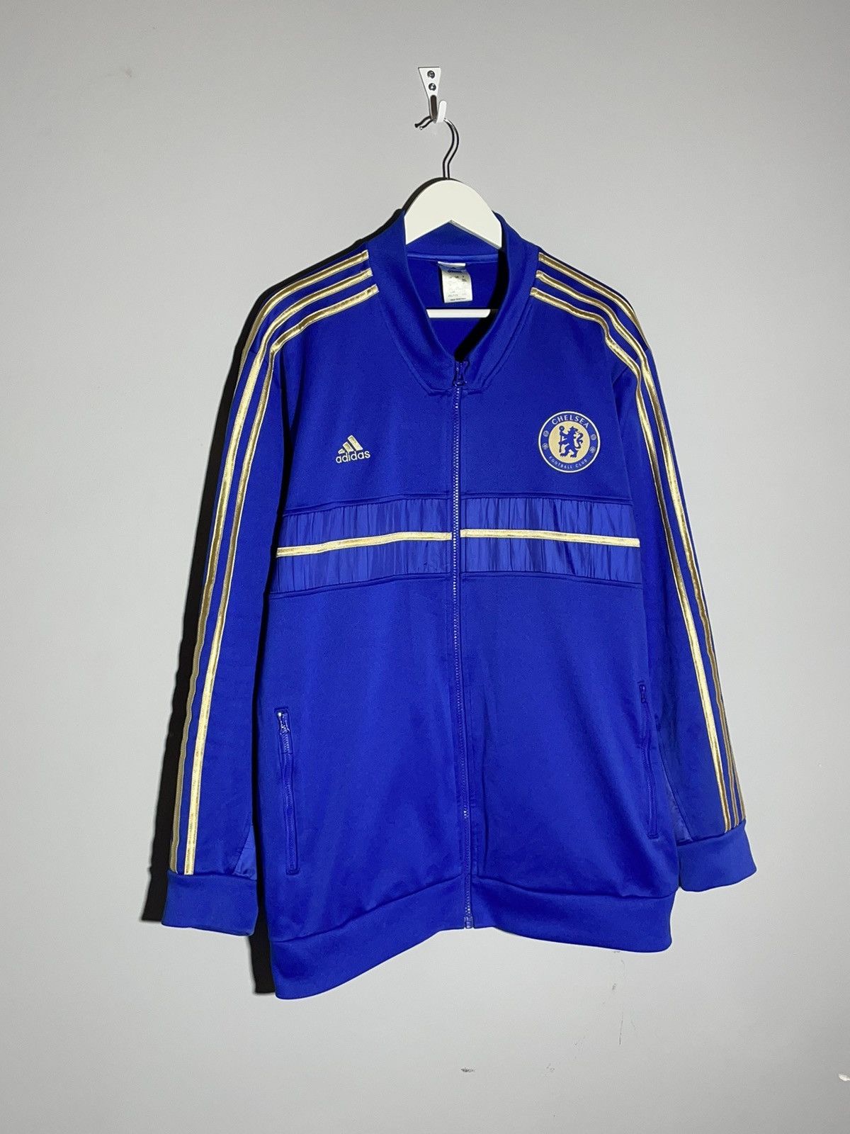 Adidas × Chelsea Soccer Chelsea Adidas 2012 Football Bomber Jacket Size US XXL / EU 58 / 5 - 2 Thumbnail