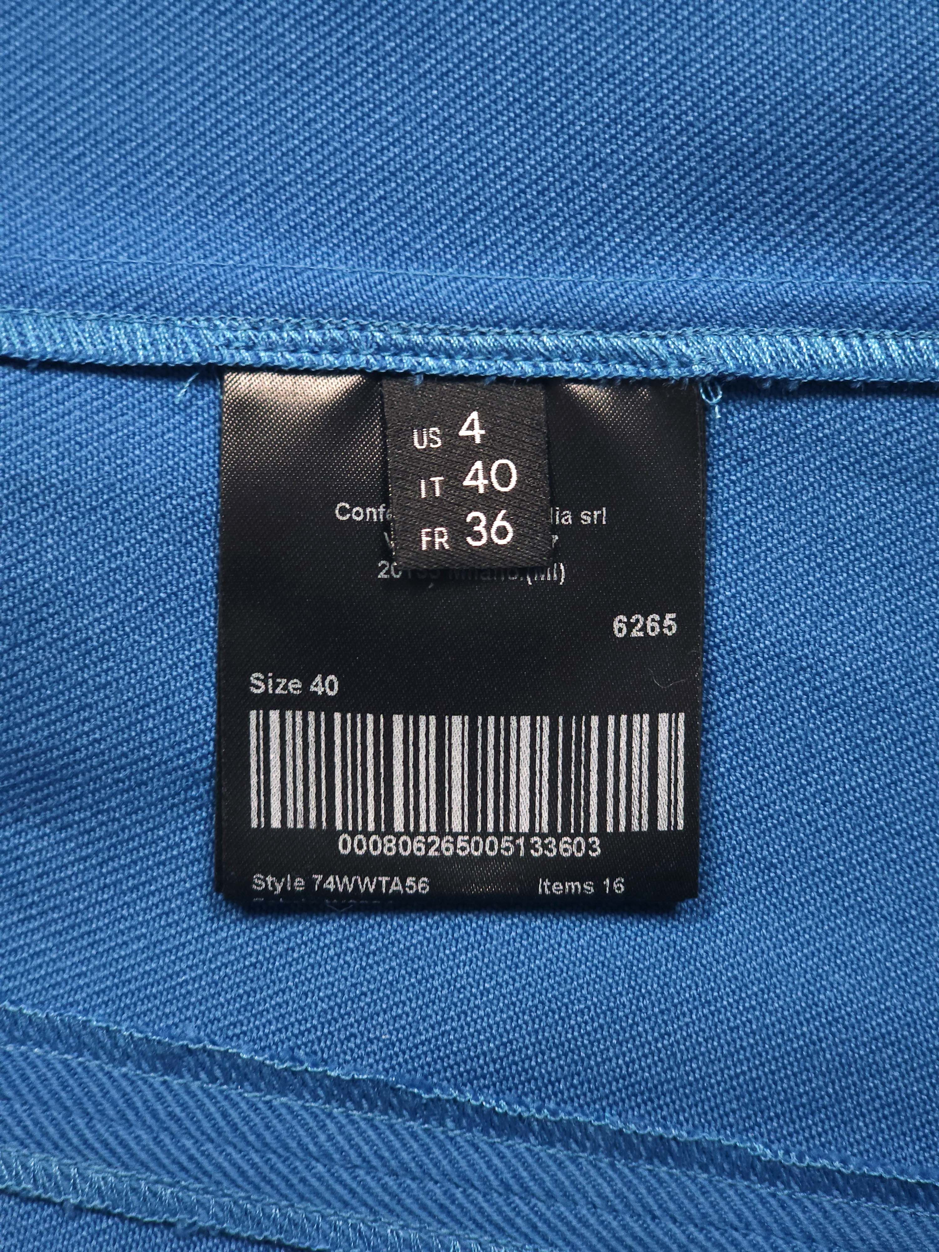 Calvin Klein 205W39NYC F/W 2017 Runway Blue Wool Cowboy Western Shirt Size S / US 4 / IT 40 - 7 Thumbnail