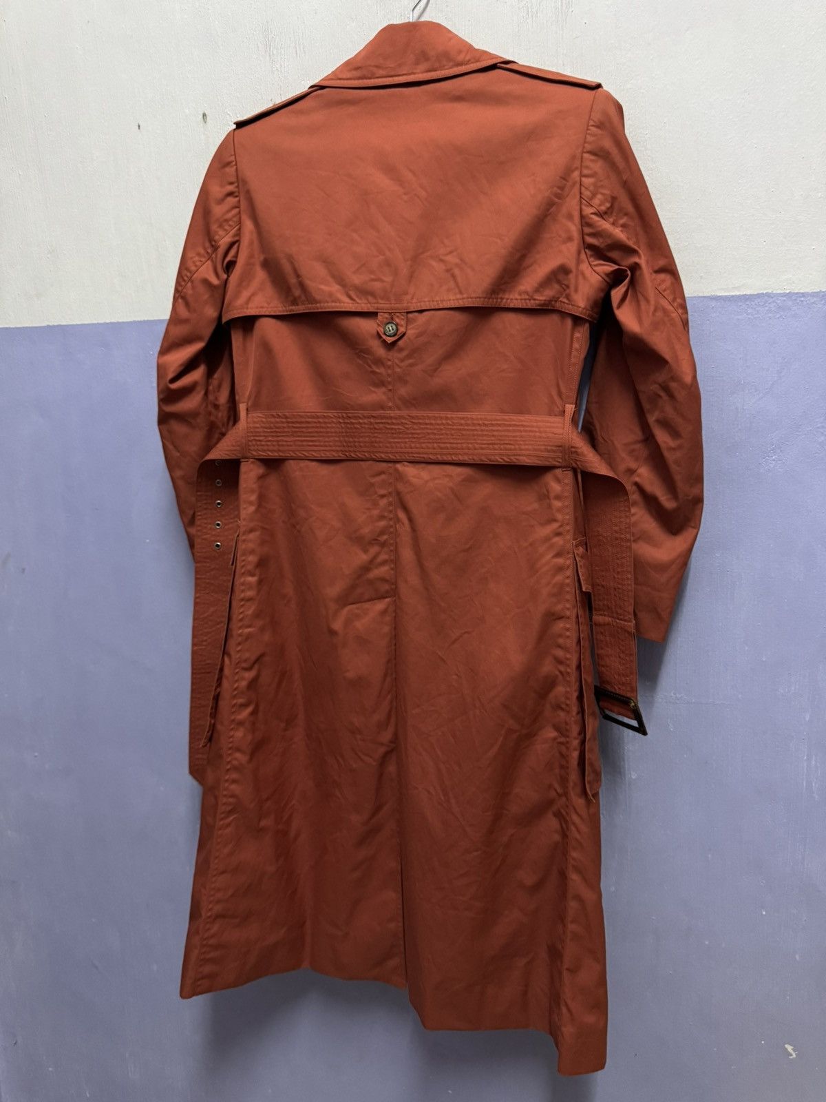 Yves Saint Laurent Yves Saint Laurent Double Breast Trench Coat Size S / US 4 / IT 40 - 17 Thumbnail