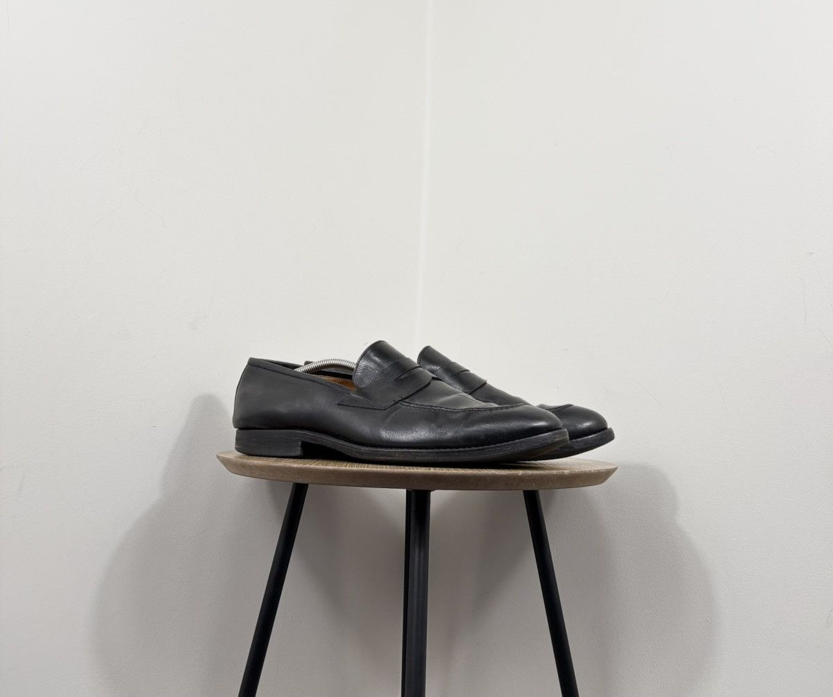 Other Prime Shoes Handmade Imola Men’s Black Leather Penny Loafers Size US 12 / EU 45 - 1 Thumbnail