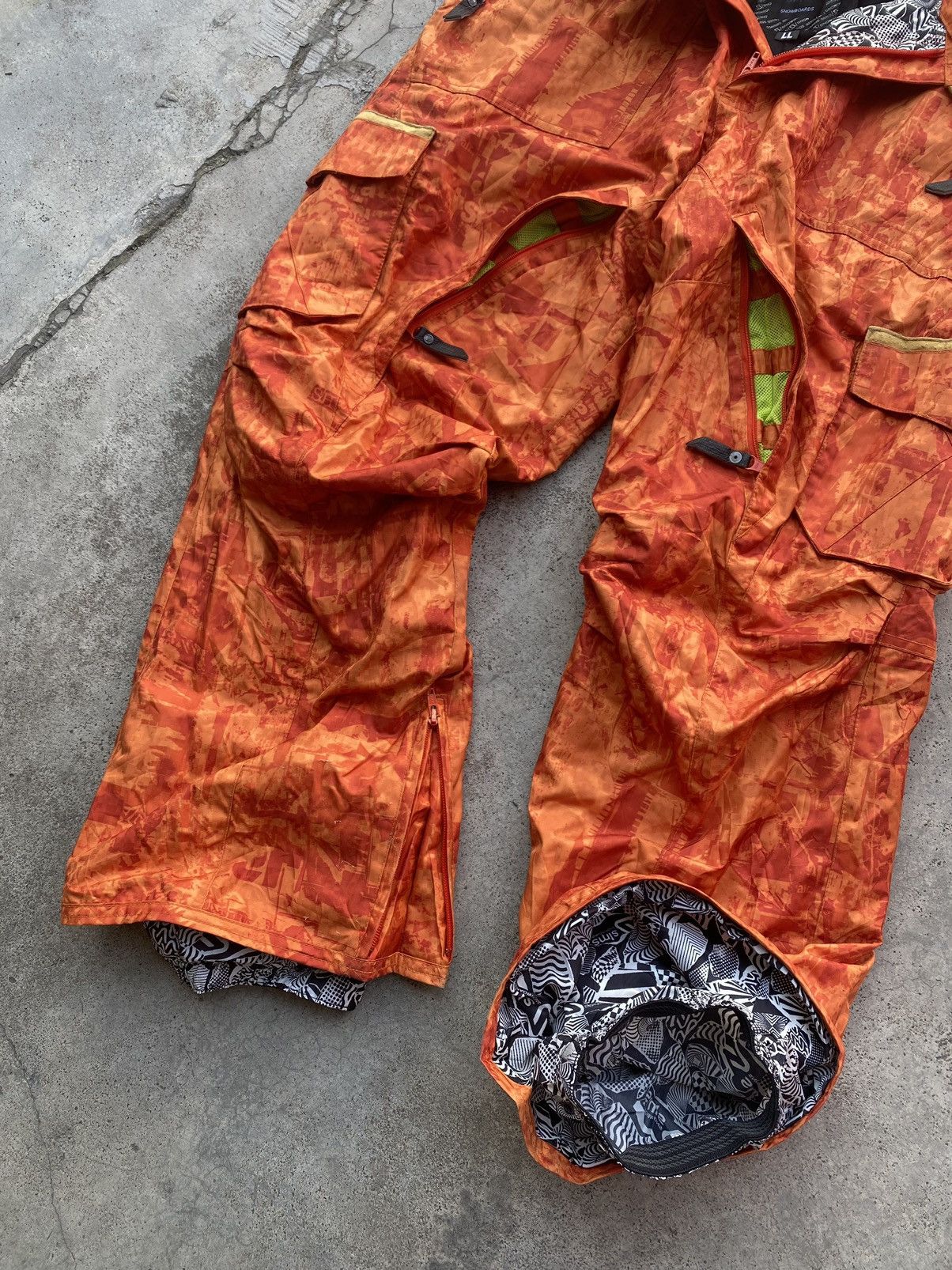 Vintage Vintage Sims snowboard ski pants with cargo pocket Size US 33 - 7 Thumbnail