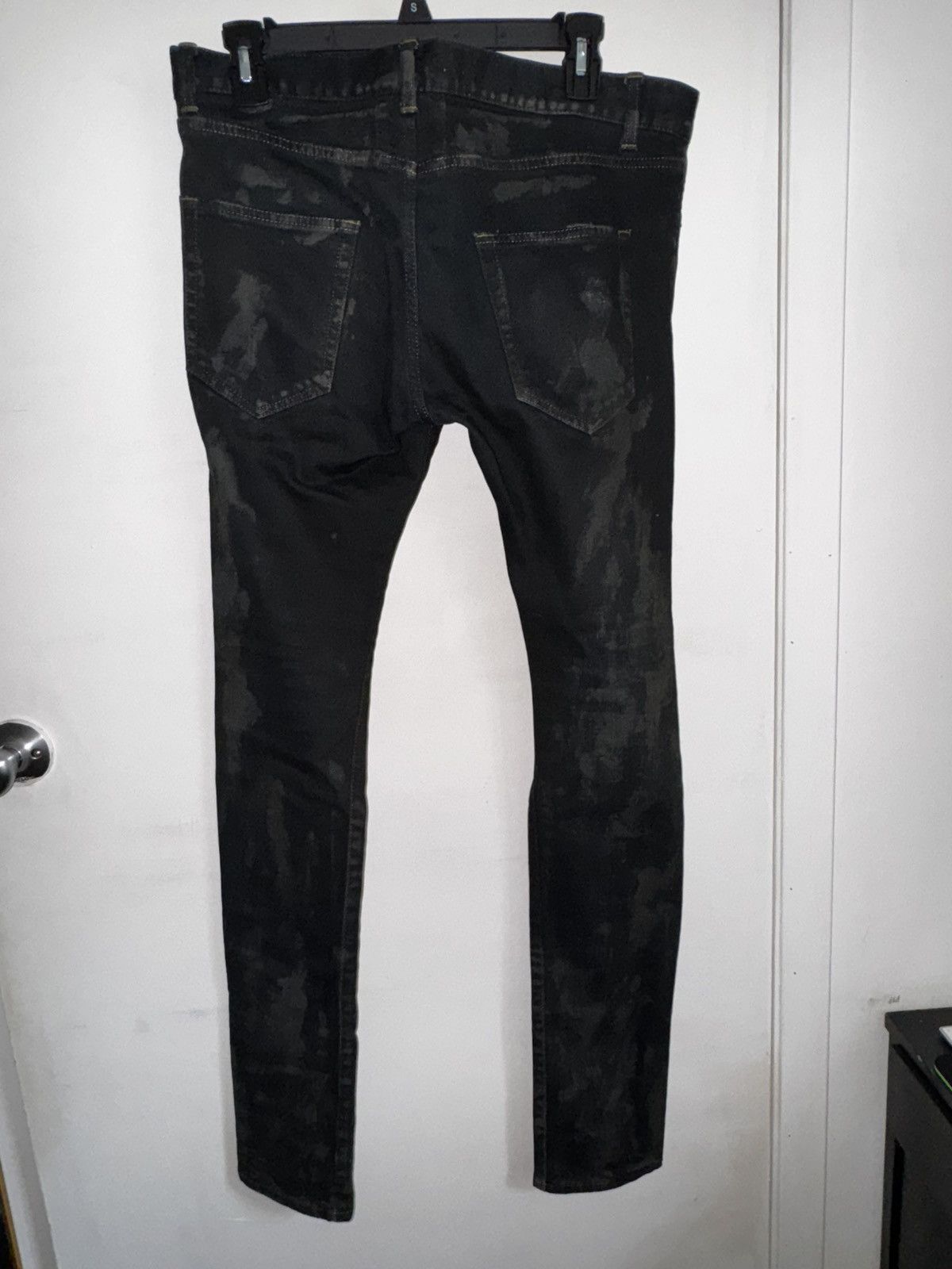 Hedi Slimane × Saint Laurent Paris Runway 2013 MudWash Chain Denim Size US 32 / EU 48 - 2 Thumbnail