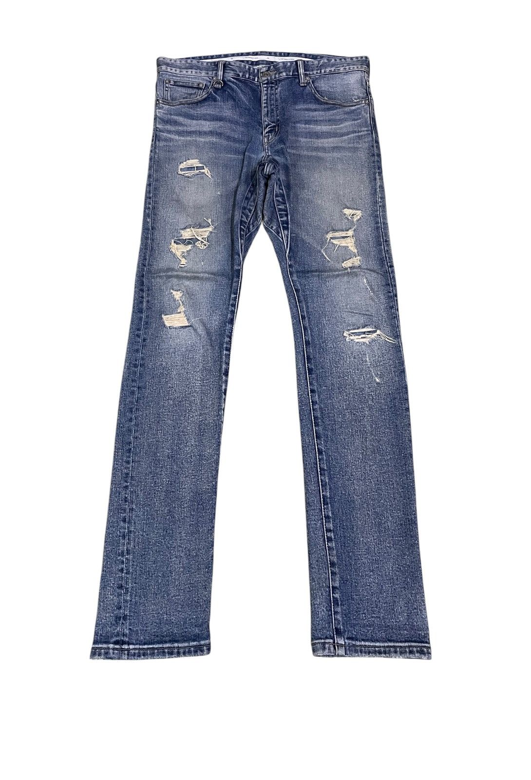 Billionaire Boys Club Vintage Brand Billiomaire Boys Club Distressed Jeans 2000s Size US 35 - 1 Thumbnail