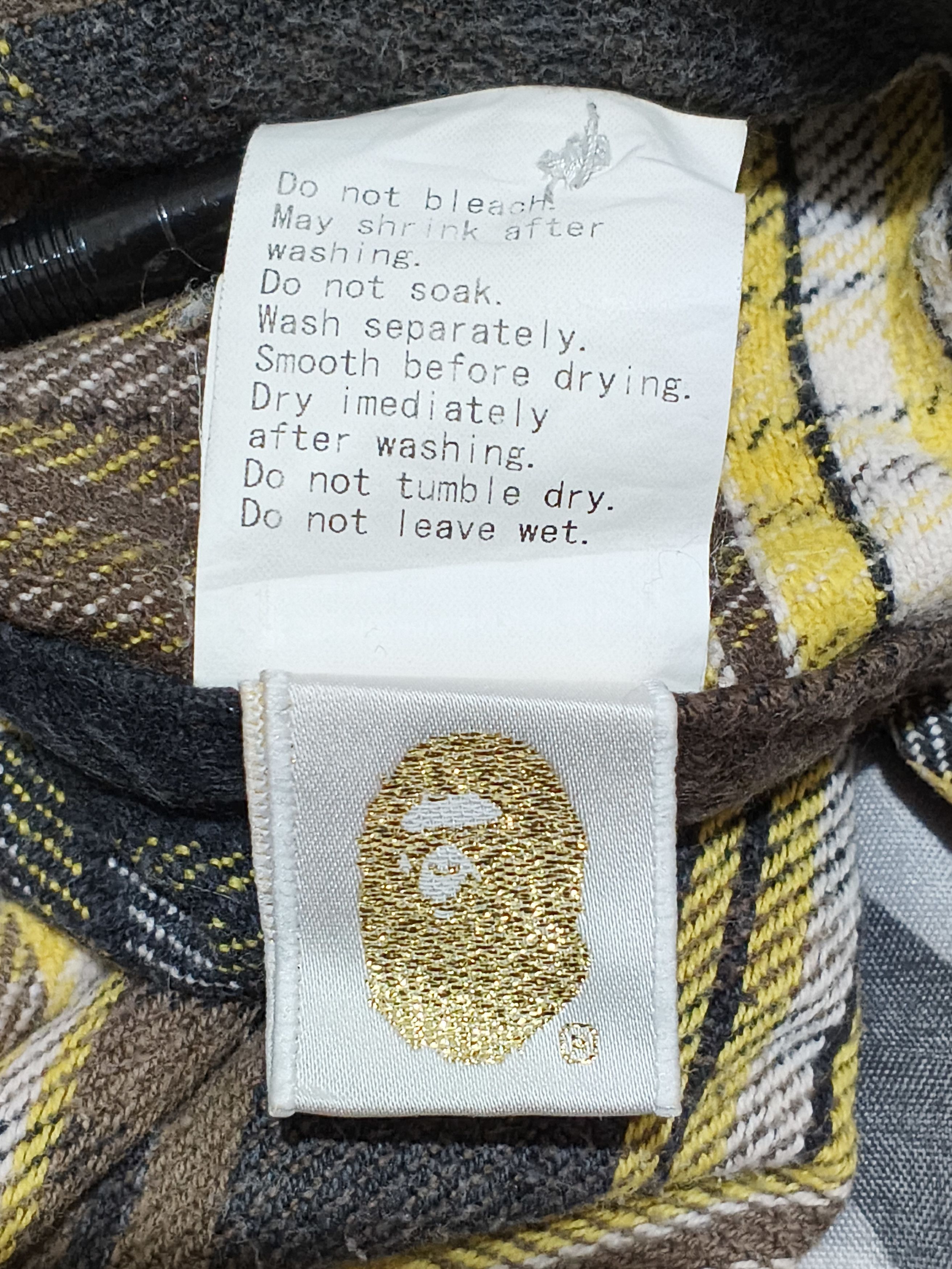 Bape URSUS BAPE Plaid Flannel Shirt Size US XL / EU 56 / 4 - 11 Thumbnail