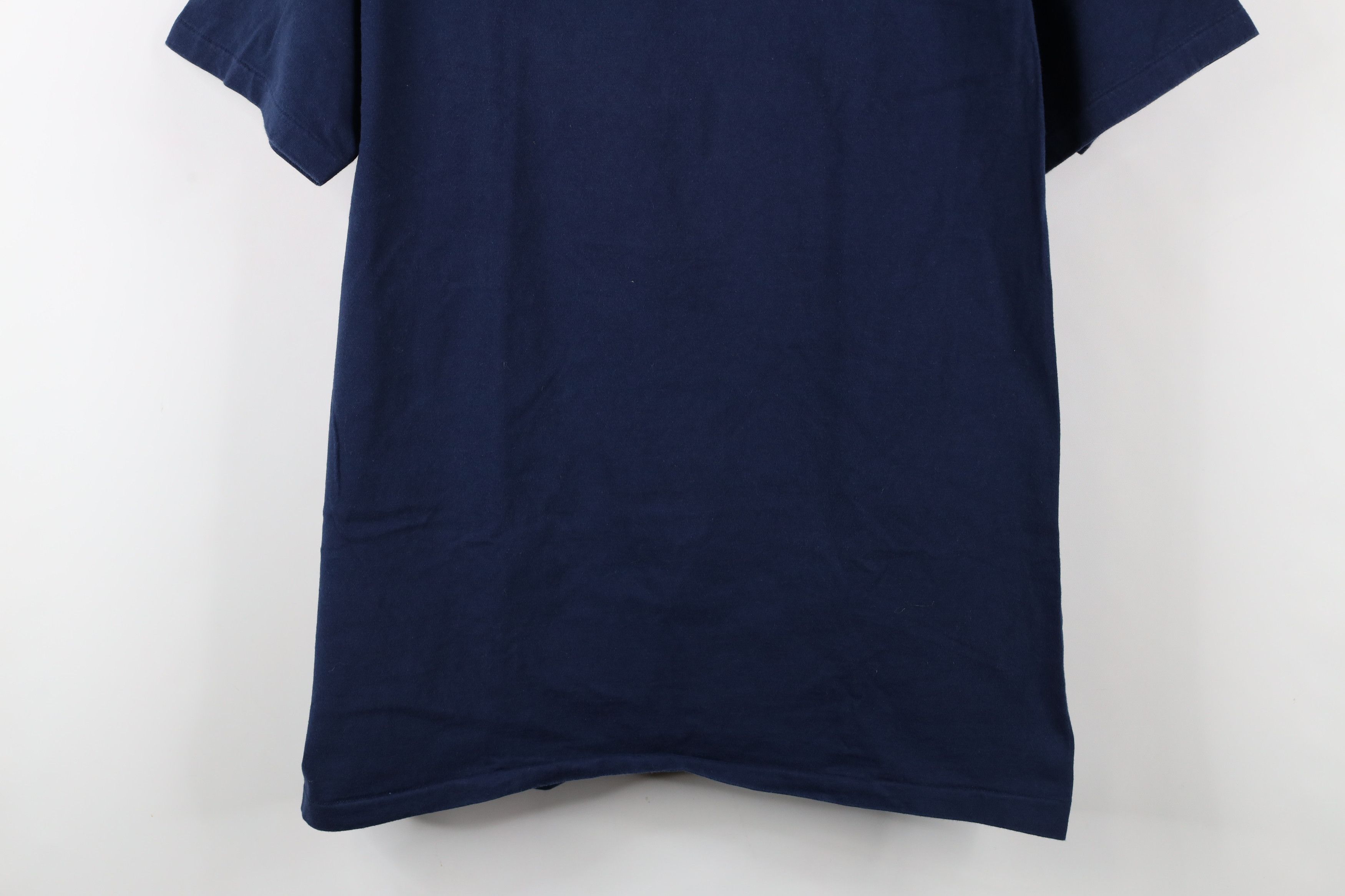 Vintage Vintage 90s Ohio State University T-Shirt Blue Cotton USA Size US L / EU 52-54 / 3 - 3 Thumbnail