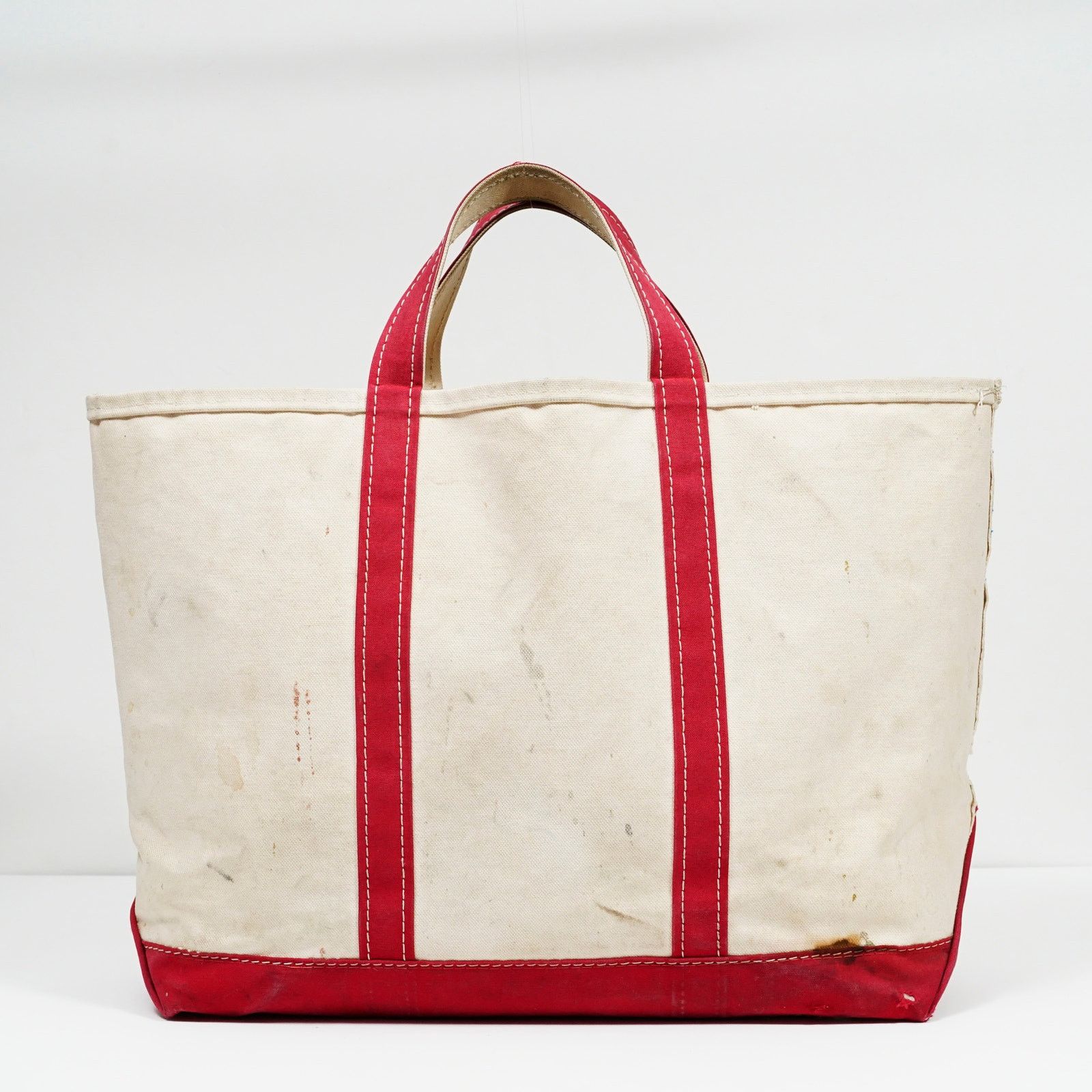 L.L. Bean Vintage 1980s L.L. Bean Boat and Tote Canvas Bag USA Rare Size ONE SIZE - 8 Thumbnail