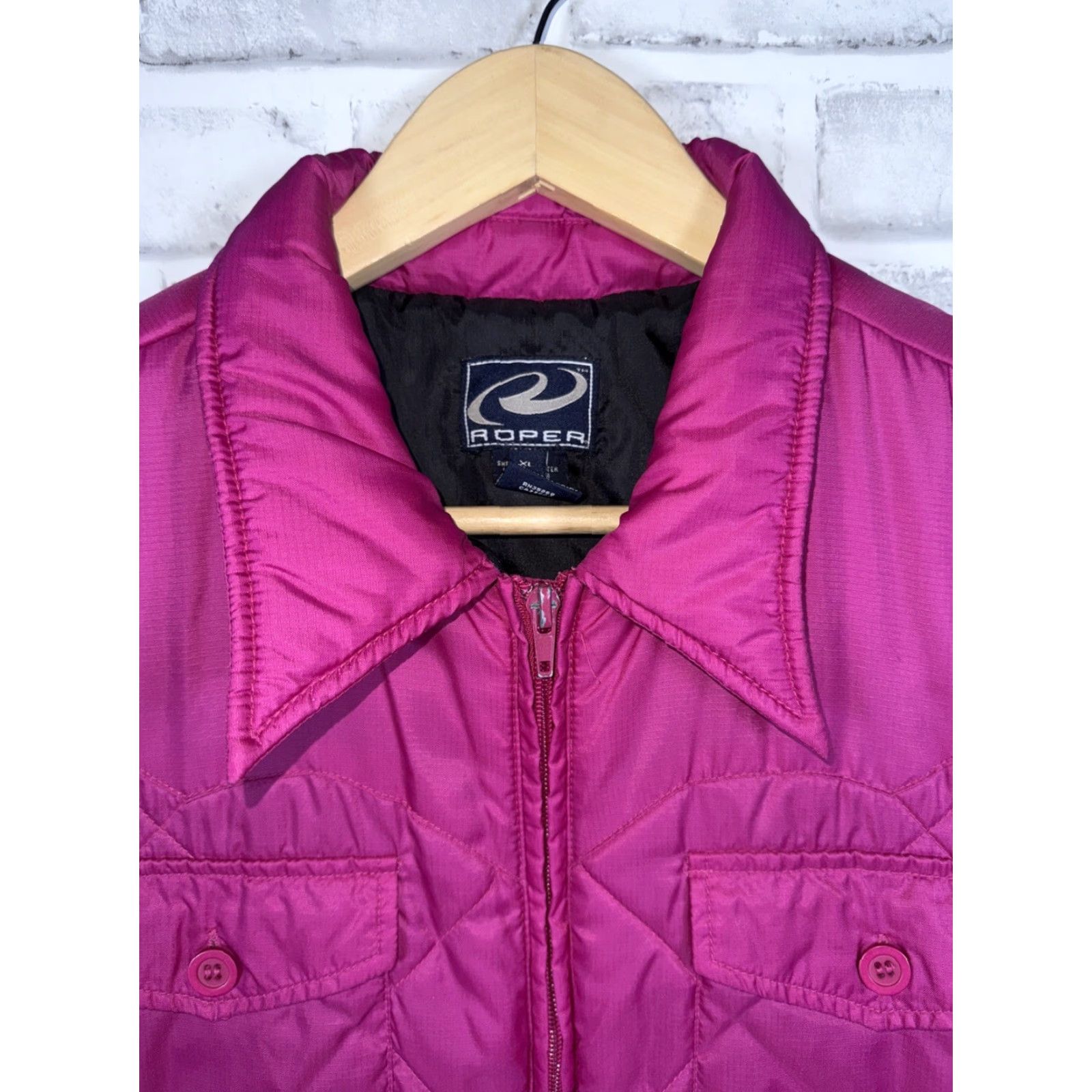 Roper Roper Vest Womens XL Purple Western Puffer Size XL / US 12-14 / IT 48-50 - 2 Thumbnail