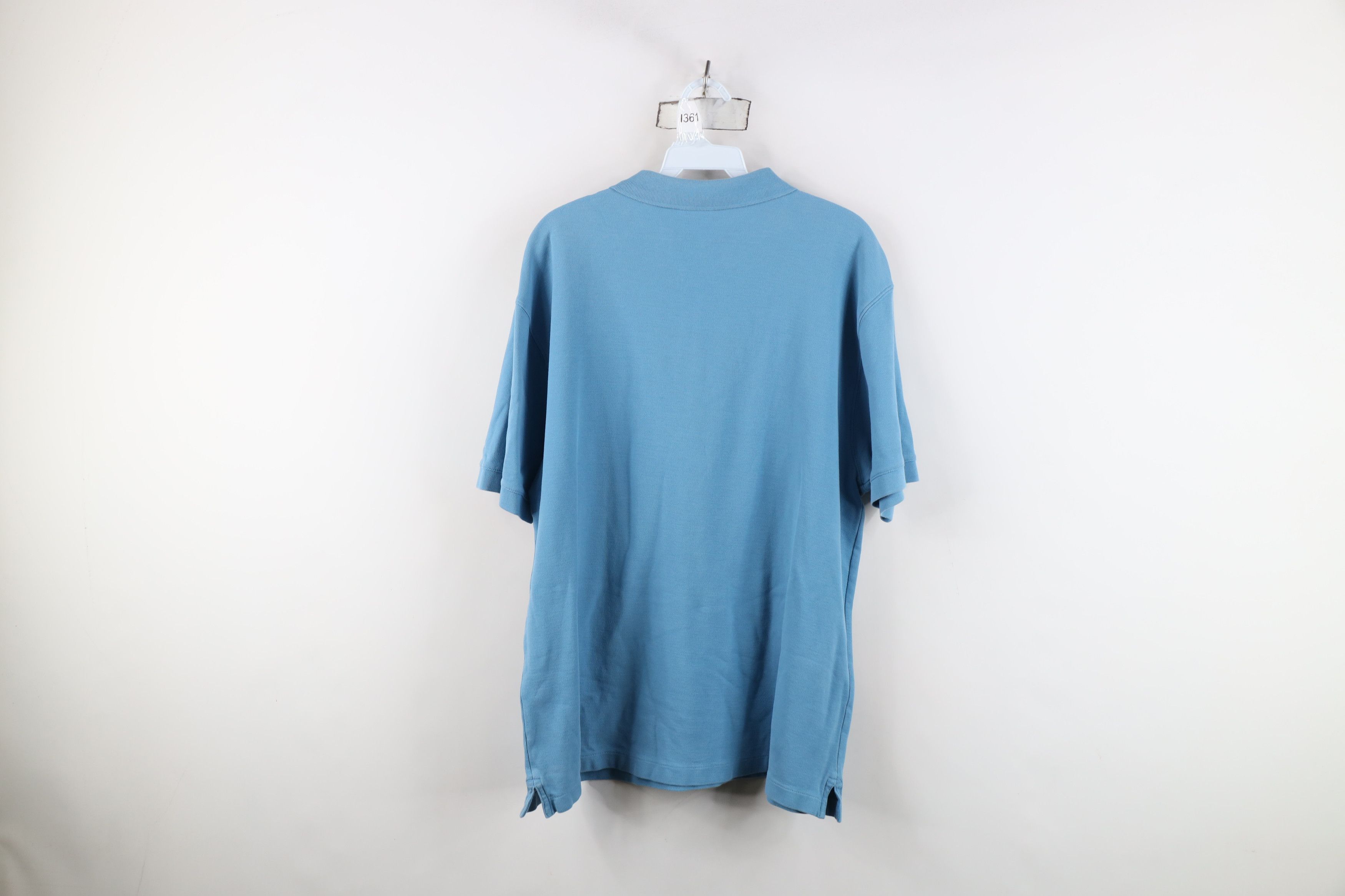 Patagonia Vintage Patagonia Spell Out Organic Cotton Polo Shirt Blue Size US L / EU 52-54 / 3 - 10 Thumbnail