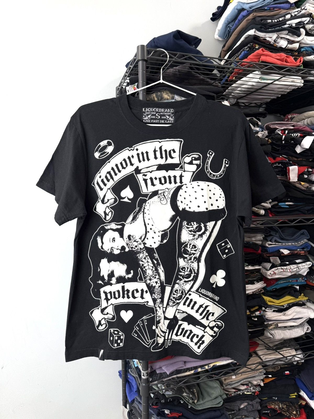 Ed Hardy Vintage Tattooed Sexy Girl T Shirt Casino Pocker Size US S / EU 44-46 / 1 - 1 Thumbnail