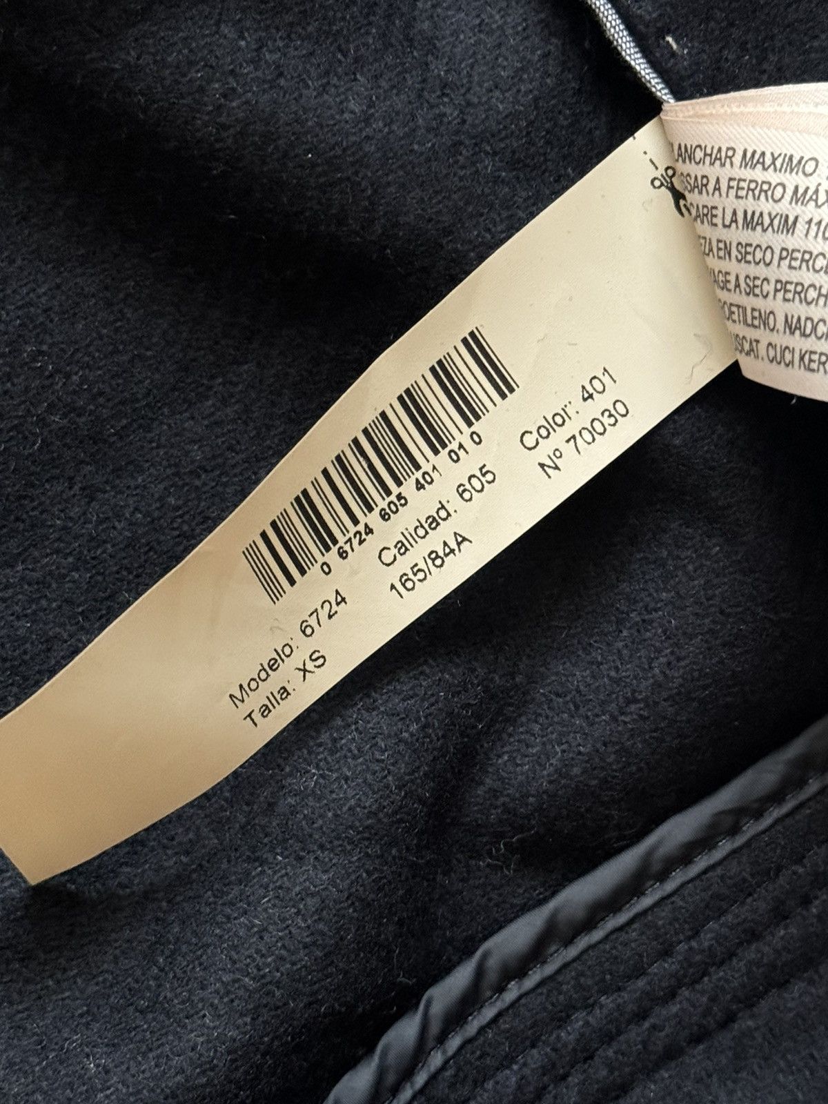 Designer × Massimo Dutti Massimo dutti XS Wmns coat cropped heavy jacket wool Size XS / US 0-2 / IT 36-38 - 14 Thumbnail