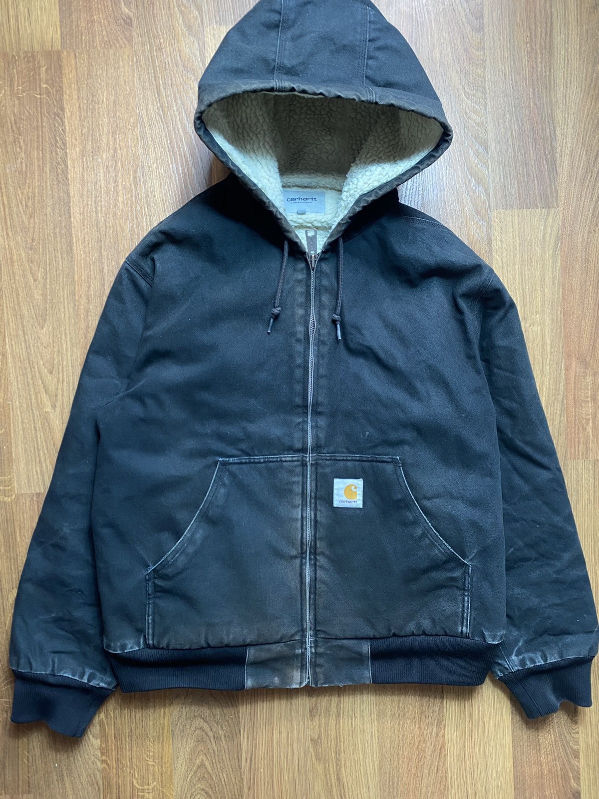 Carhartt Carhartt Jacket Oversized Black Work Jacket Size US L / EU 52-54 / 3 - 1 Thumbnail