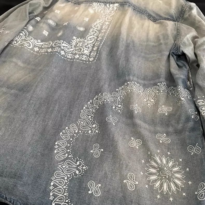 Amiri Amiri 21SS Screen Print Bandana Shirt Size US S / EU 44-46 / 1 - 3 Thumbnail