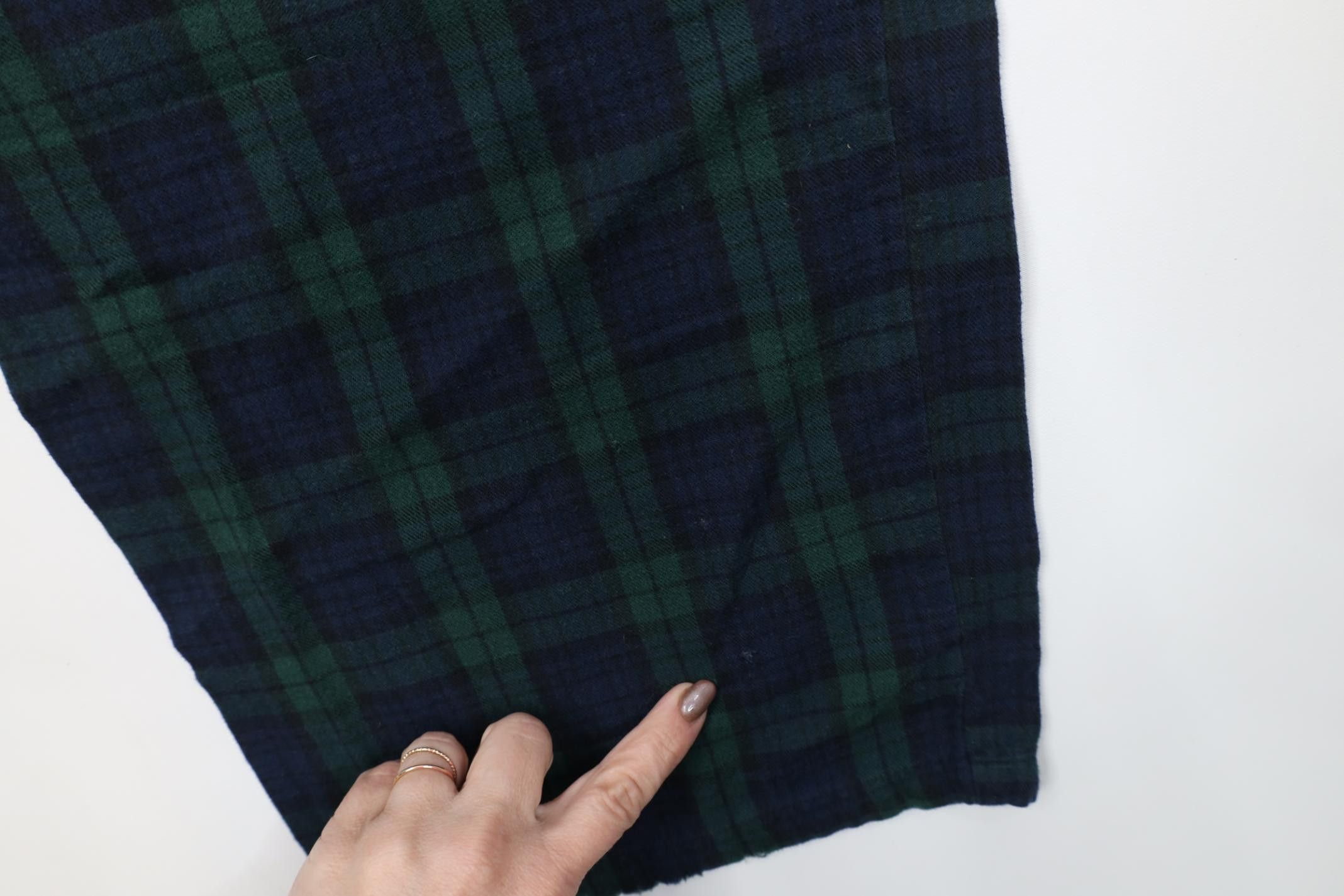 L.L. Bean Vintage 90s Y2K LL Bean Wide Leg Pajamas Pants PJs Plaid Size US 38 / EU 54 - 6 Thumbnail