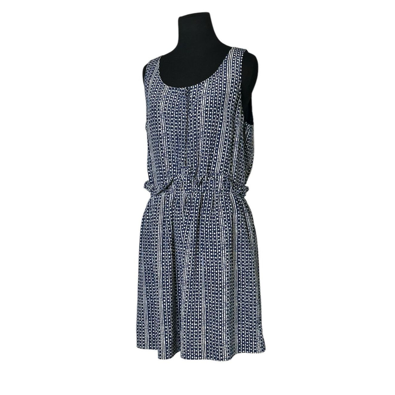 Madewell Madewell silk polka dots stripes mini dress size Small Size S / US 4 / IT 40 - 10 Thumbnail
