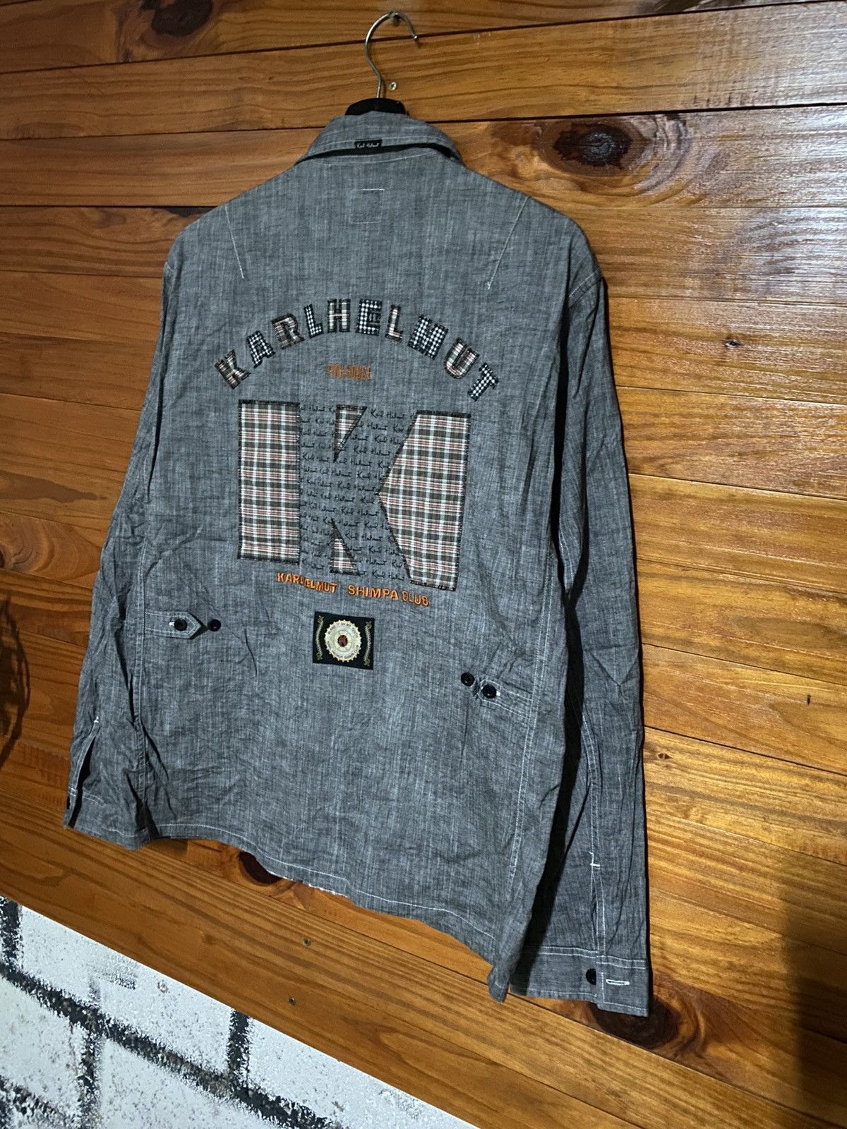 Karl Helmut Vintage Karl Helmut Patchwork Embroidered Jacket – Harajuku Size US S / EU 44-46 / 1 - 10 Thumbnail