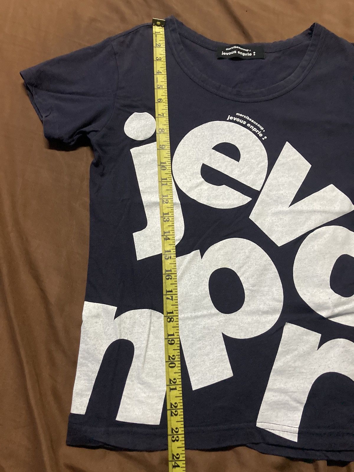 Issey Miyake × mercibeaucoup Mercibeaucoup Issey Miyake Navy Tee Size XS / US 0-2 / IT 36-38 - 7 Thumbnail