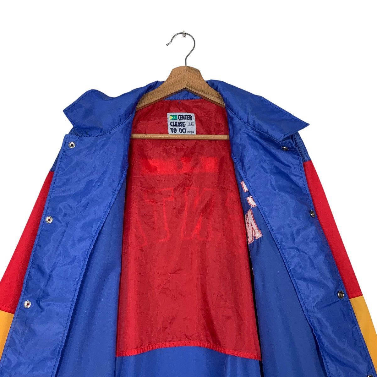 Japanese Brand CENTER CLEASE To Act Big Logo Coach Jacket #2469-C111 Size US L / EU 52-54 / 3 - 11 Thumbnail