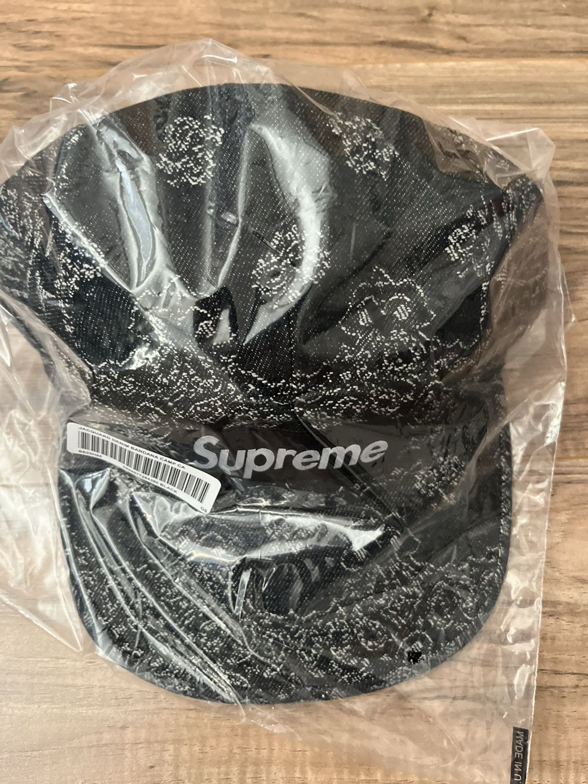 Supreme Supreme Bandana Jacquard Denim Camp Cap Size ONE SIZE - 5 Thumbnail