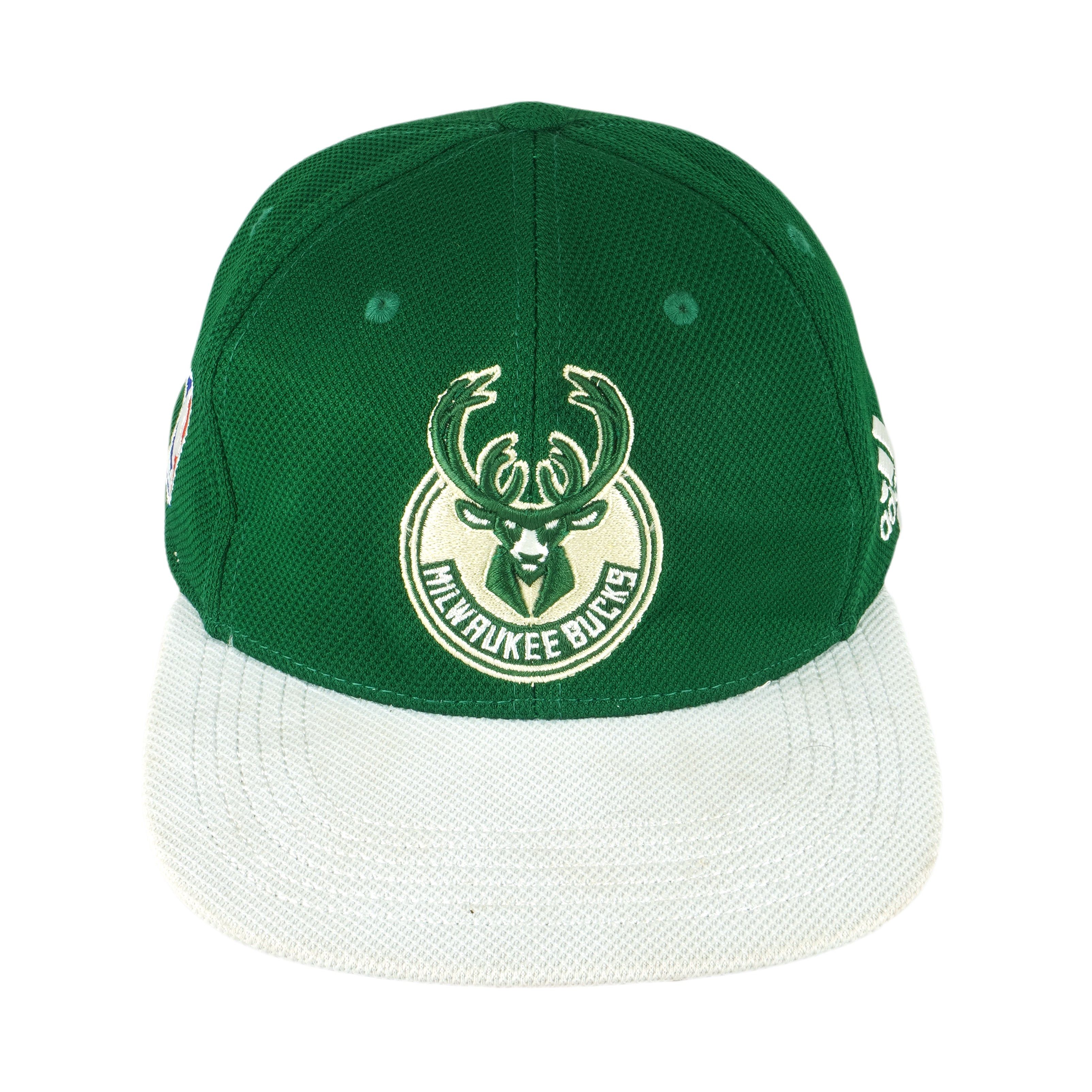 Adidas NBA - Milwaukee Bucks Embroidered Snapback Hat 2000s Size ONE SIZE - 1 Thumbnail