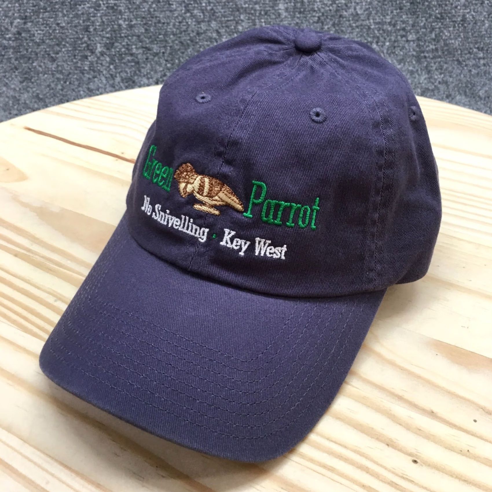 Vintage Fahrenheit Baseball Hat Green Parrot Embroidered Unisex OSFA Curved Brim Size ONE SIZE - 2 Thumbnail