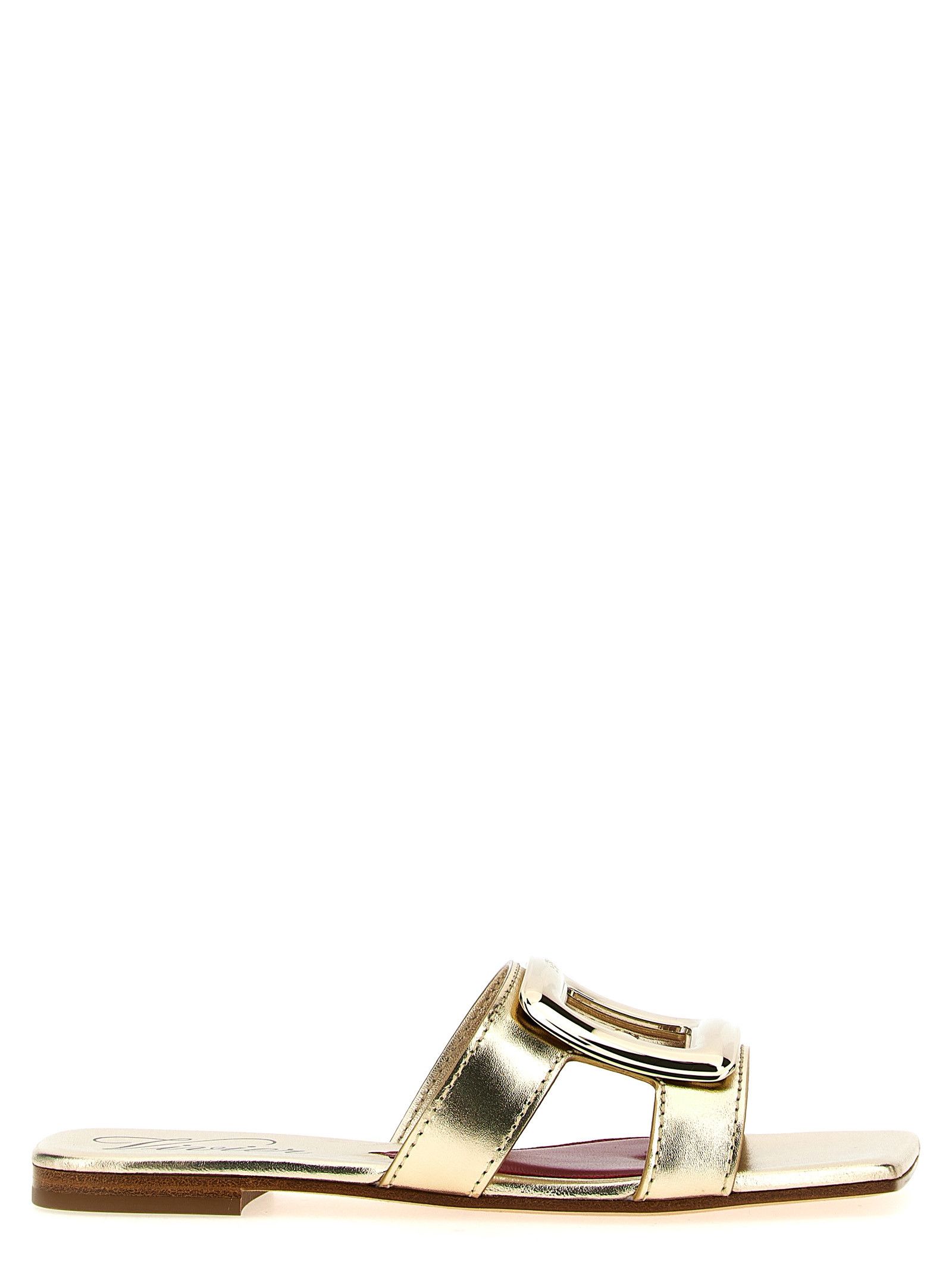 Roger Vivier Strass Buckle Raffia Espa Mule 25 | Grailed