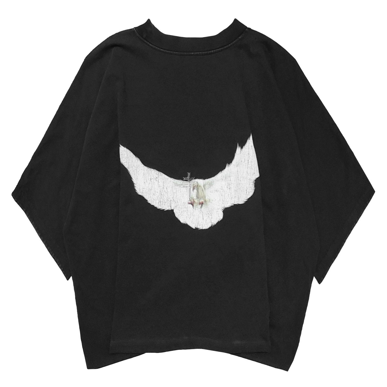 Gap × Yeezy Crop Dove No Seam Tee Washed Black | Grailed