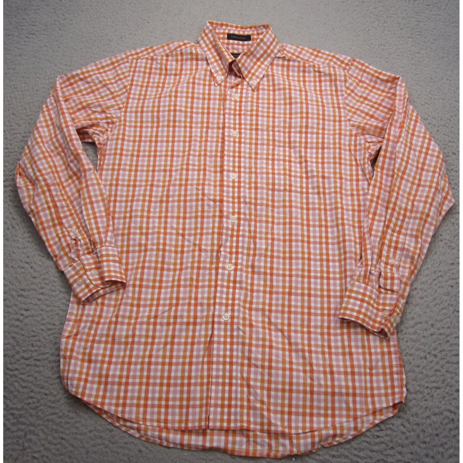 Pendleton Pendleton Shirt Mens S Orange Plaid Button Up Bridgeport Casual Outdoor Vintage Size US S / EU 44-46 / 1 - 2 Thumbnail